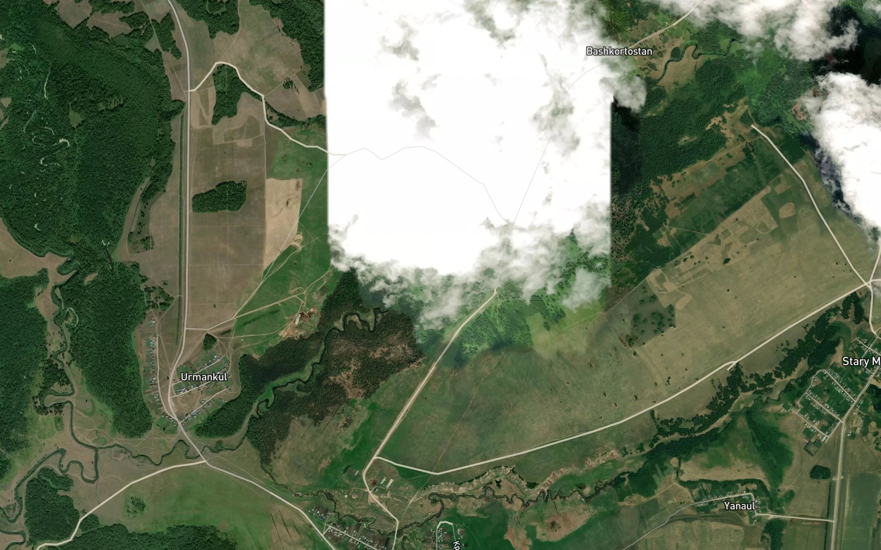 Satellite map of the Kutmas