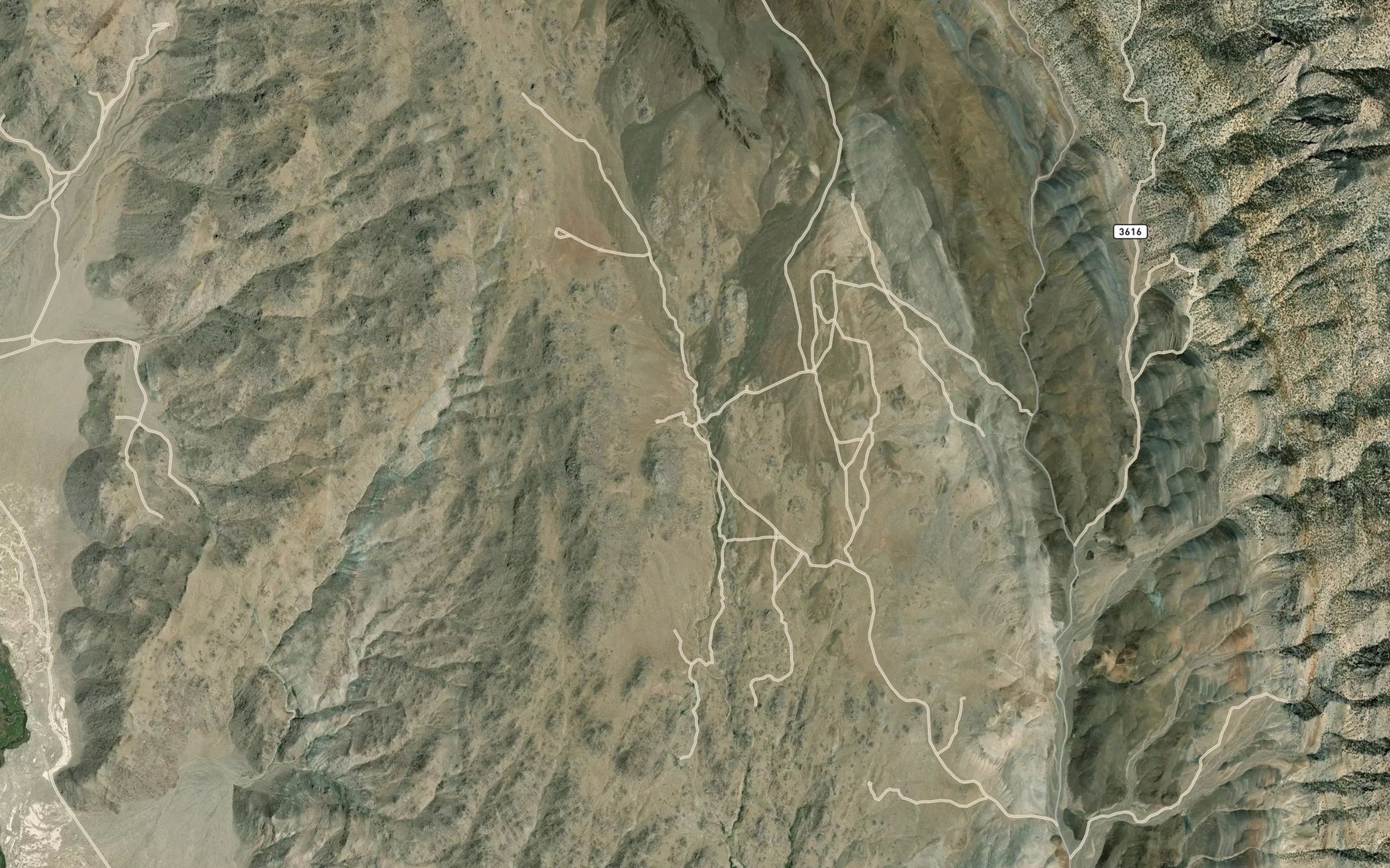 Satellite map of the Santa Rita Spring