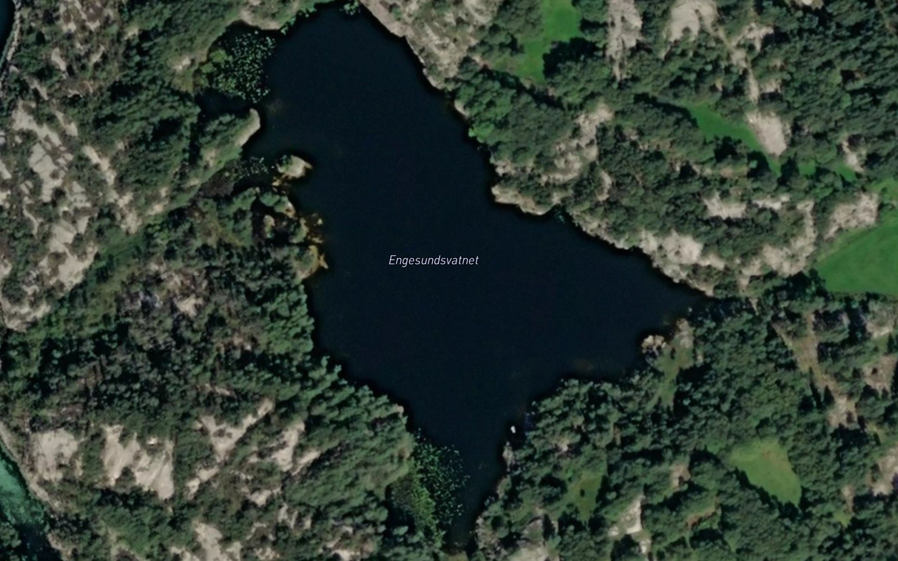 Satellite map of the Engesundsvatnet
