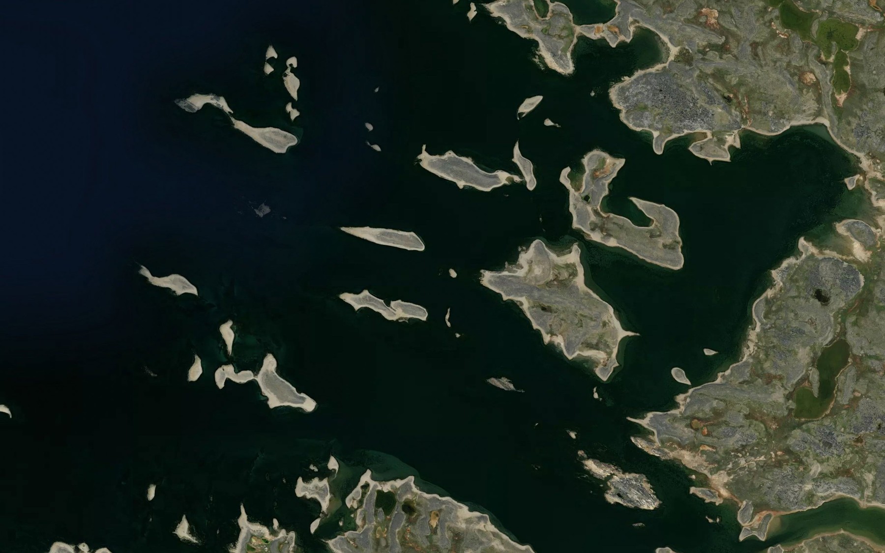 Satellite map of the Baie Kogaluc