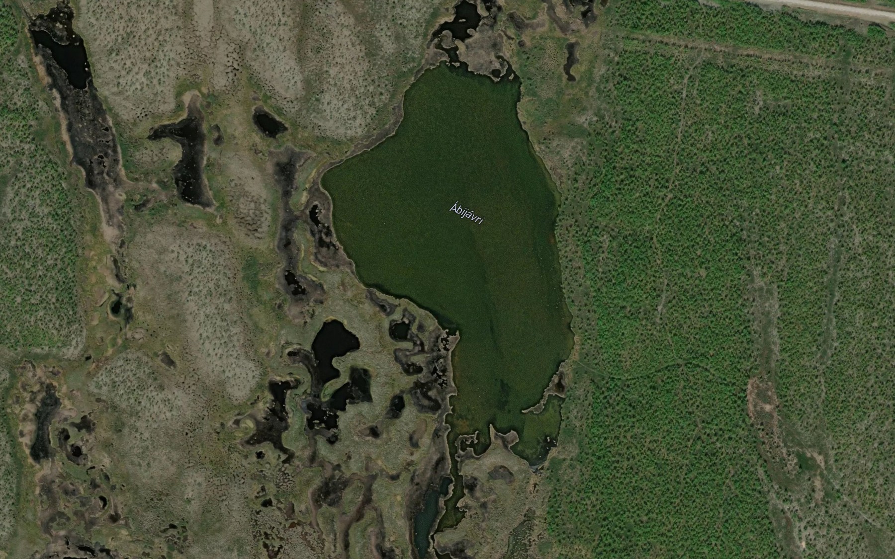 Satellite map of the Abijavri