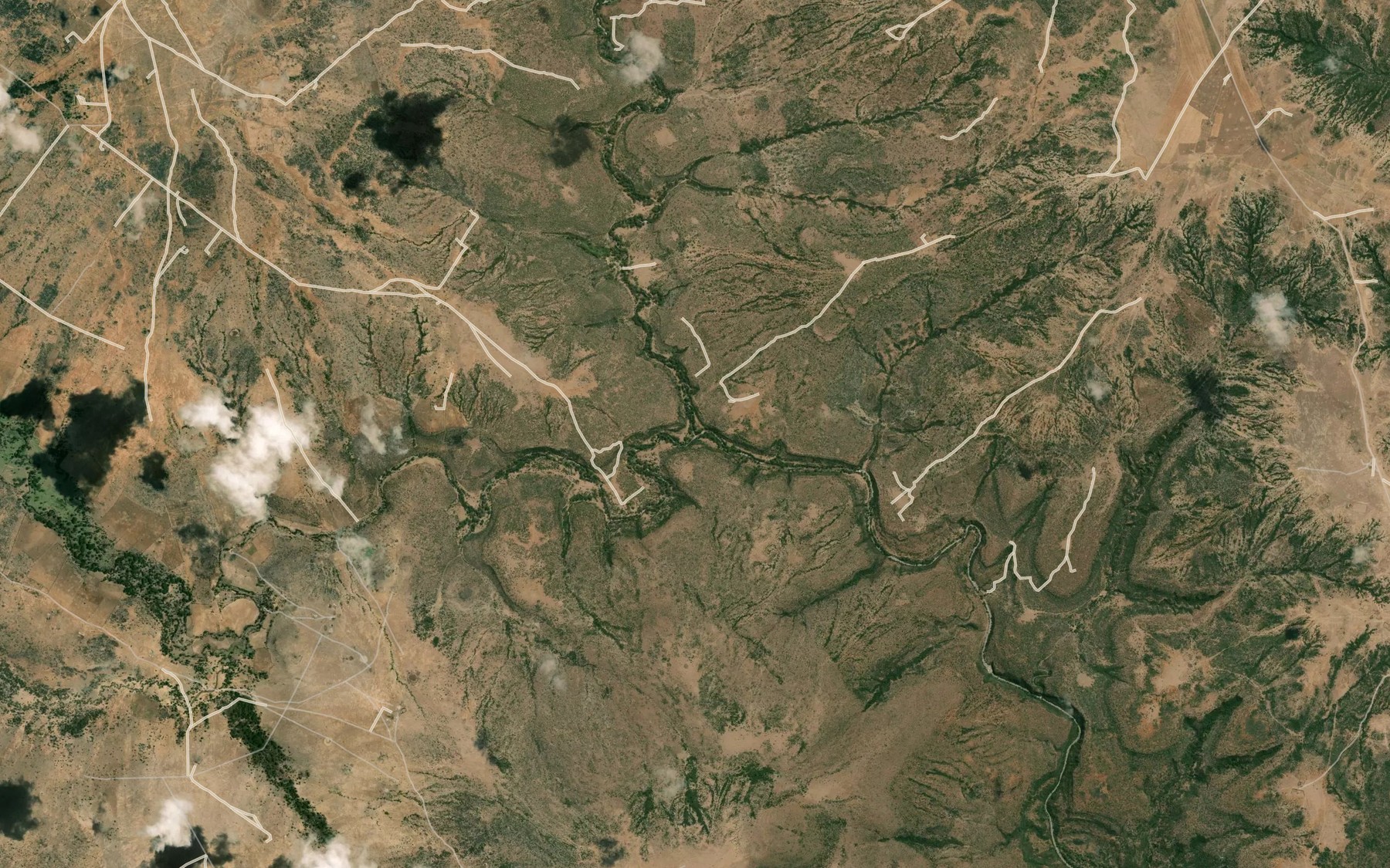 Satellite map of the Engare Narok