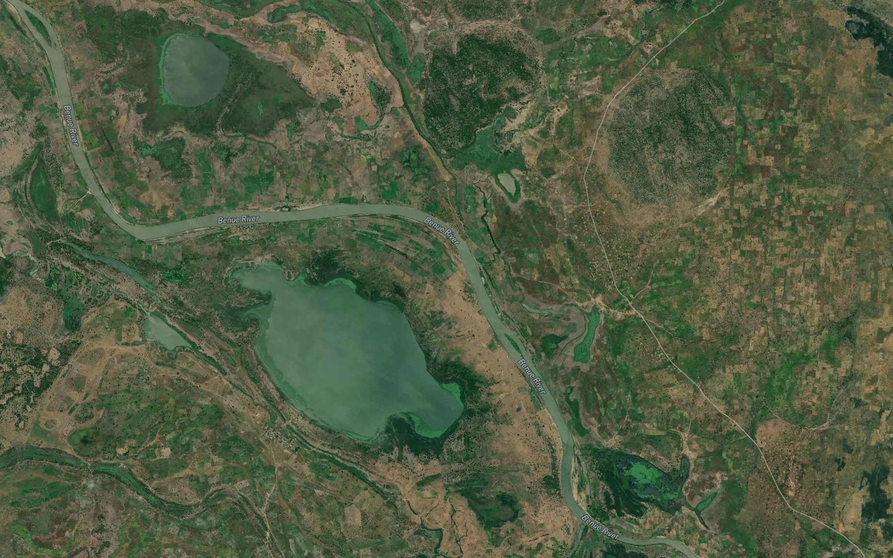 Satellite map of the Adoua