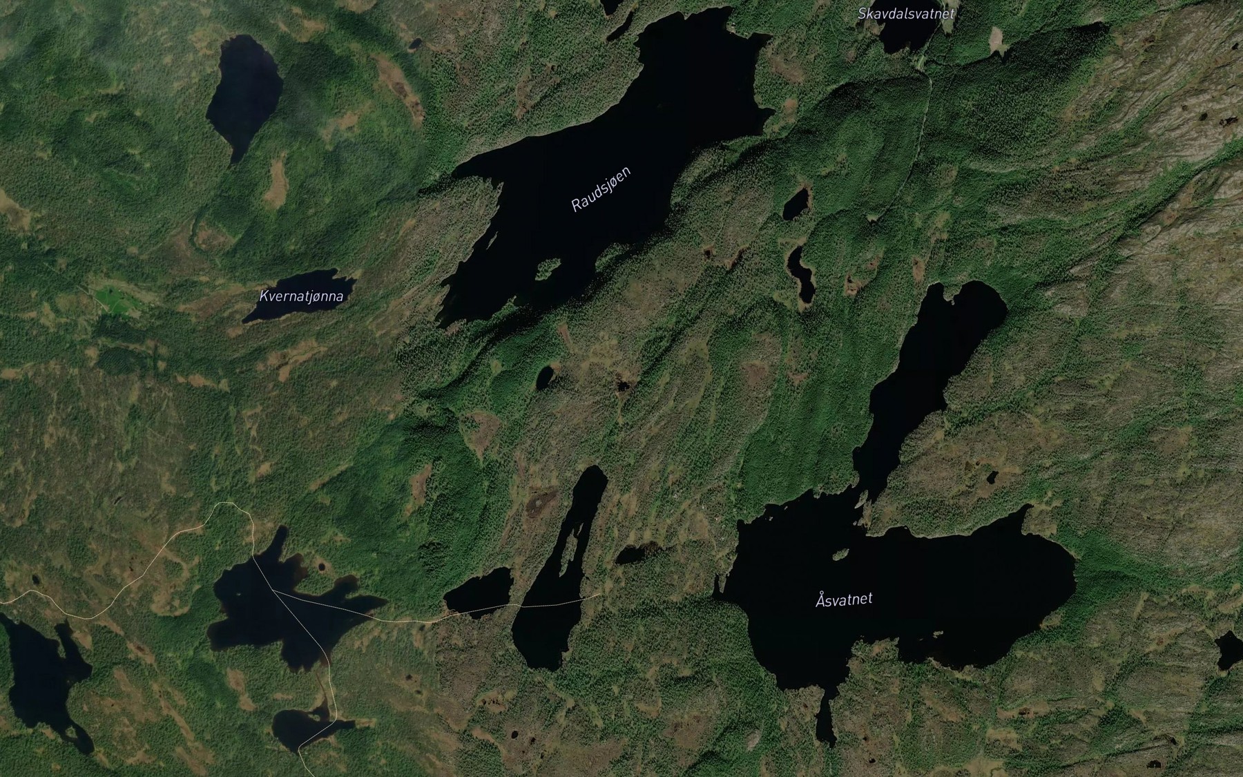 Satellite map of the Studalstjonna