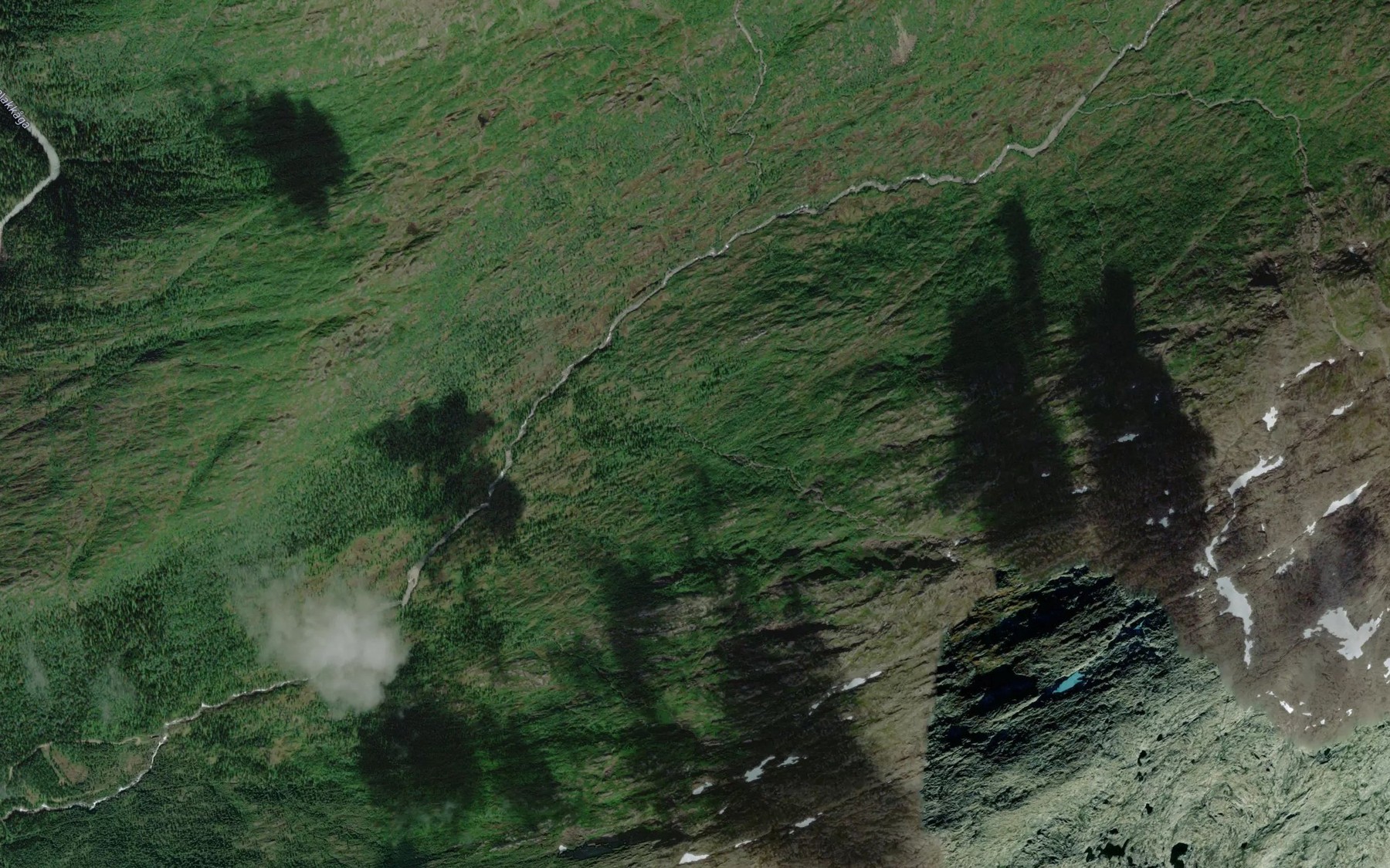 Satellite map of the Lappstavbekken