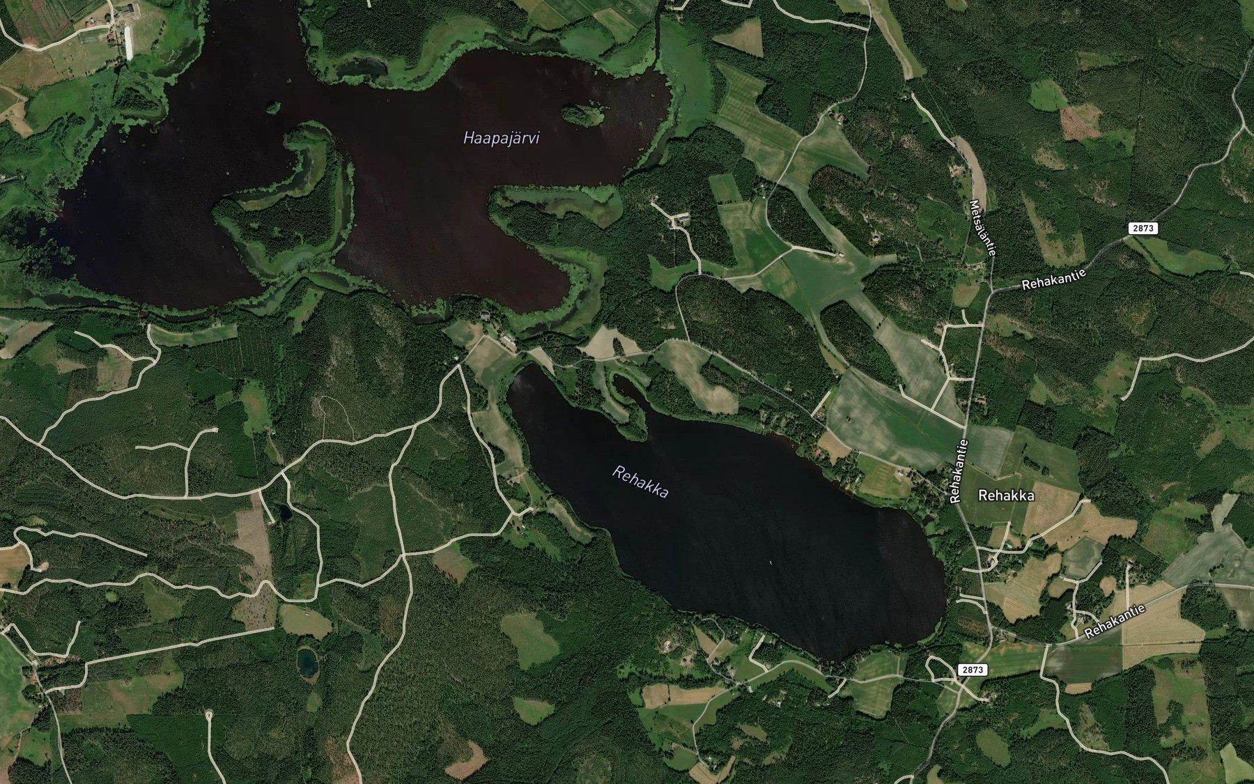 Satellite map of the Nuoranlahti