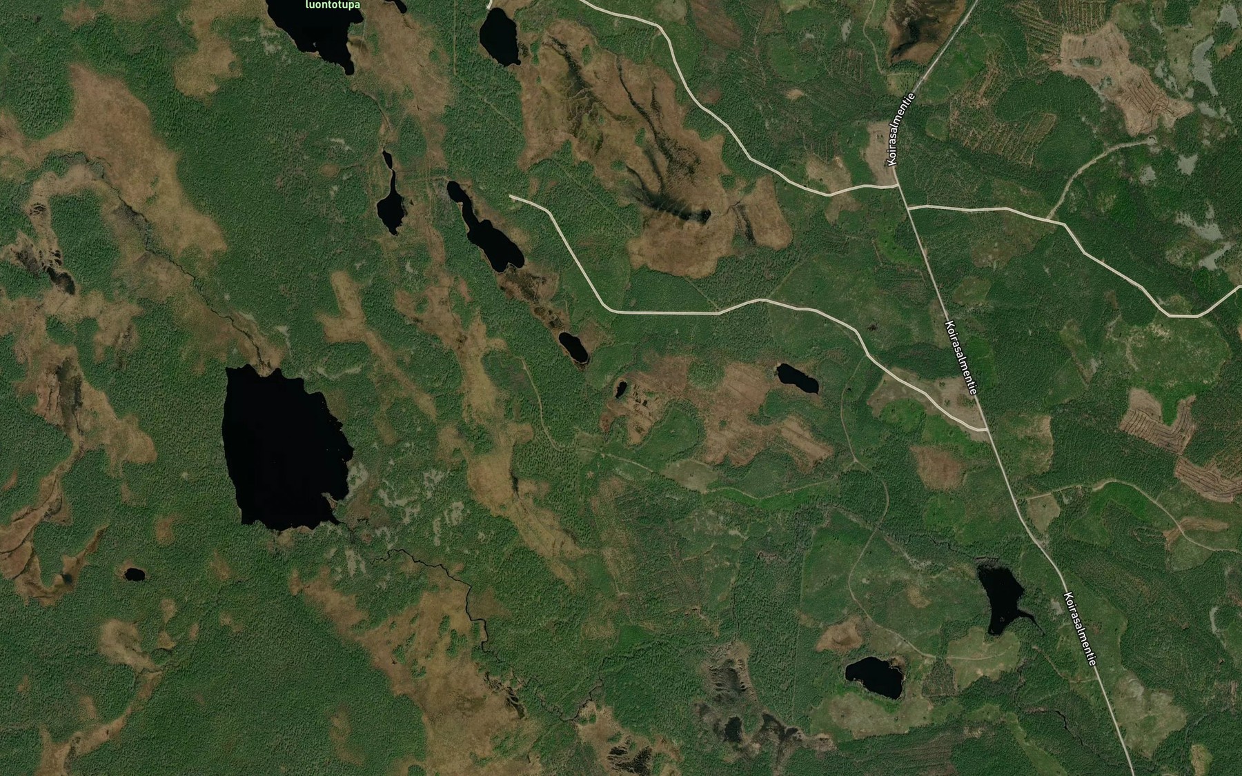 Satellite map of the Pieni Hetelampi
