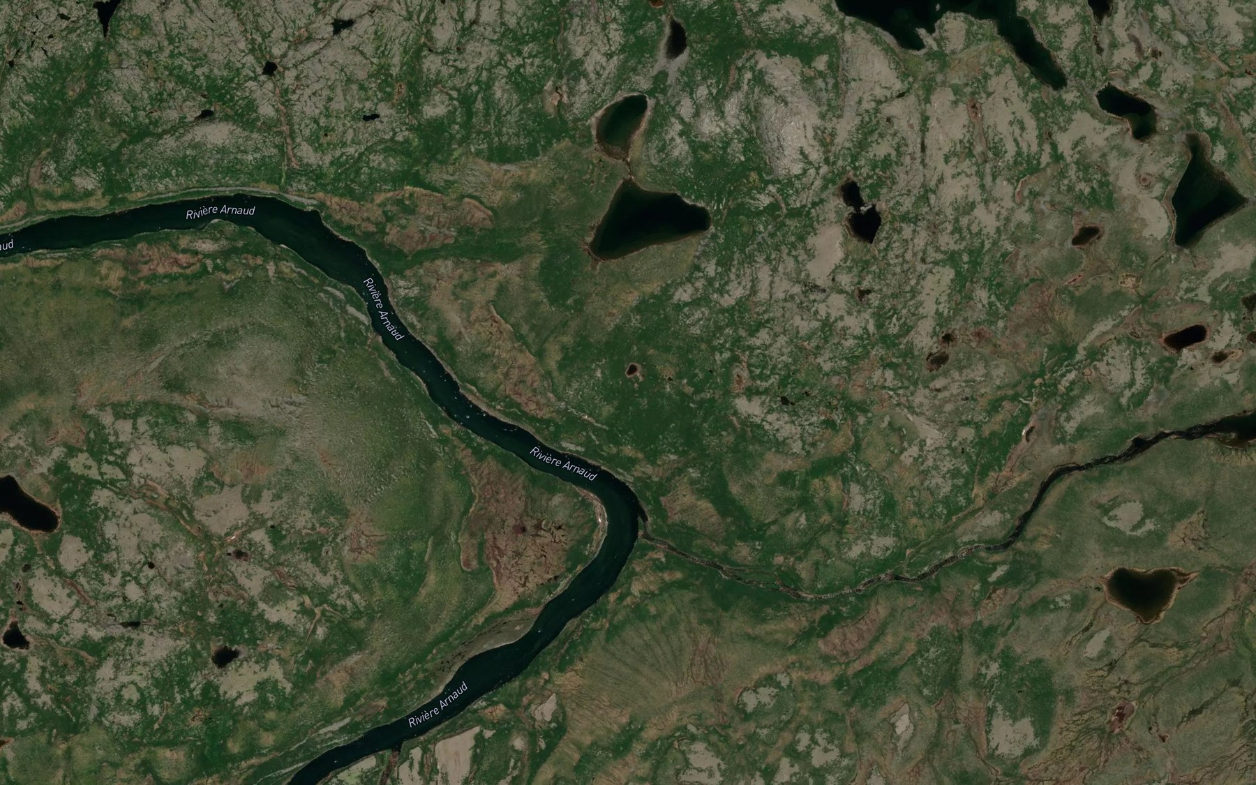 Satellite map of the Coude Sangummaq