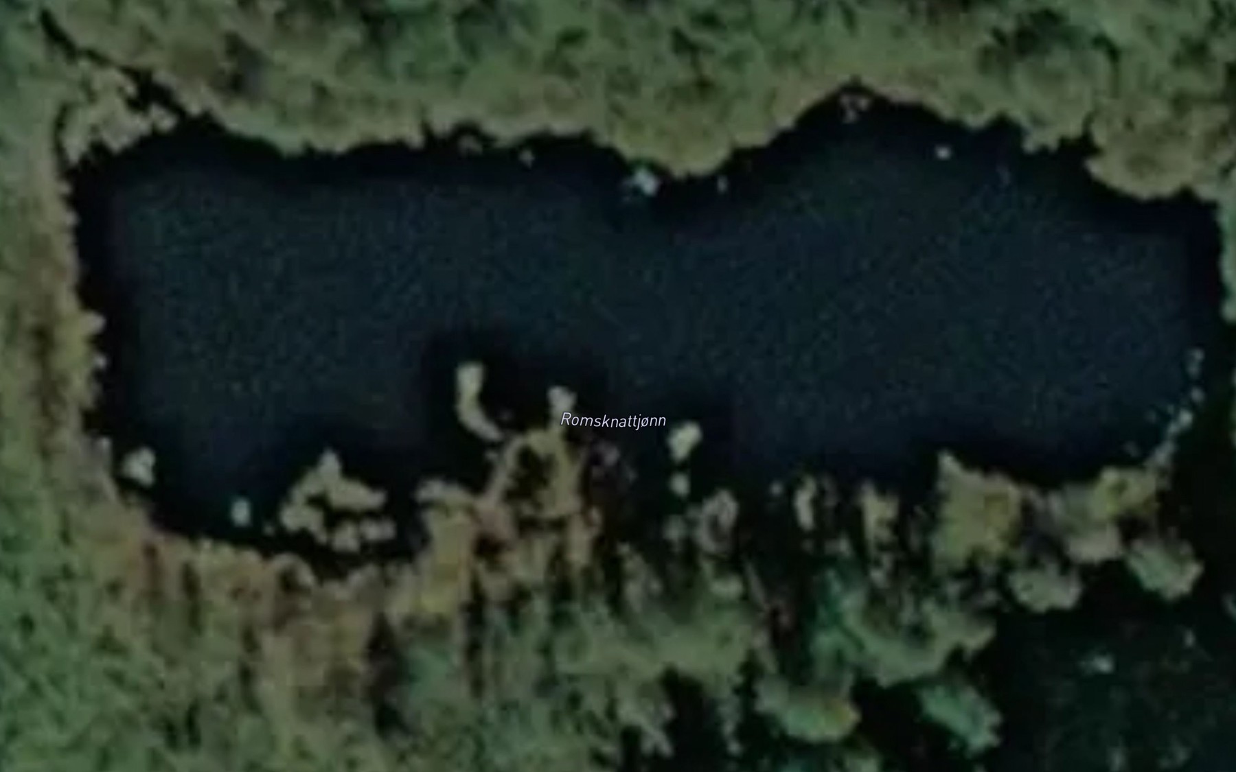 Satellite map of the Romsknattjonn