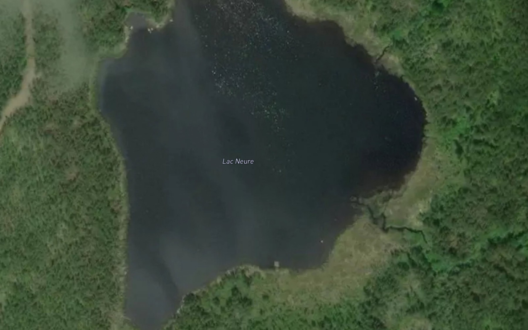 Satellite map of the Lac Neure