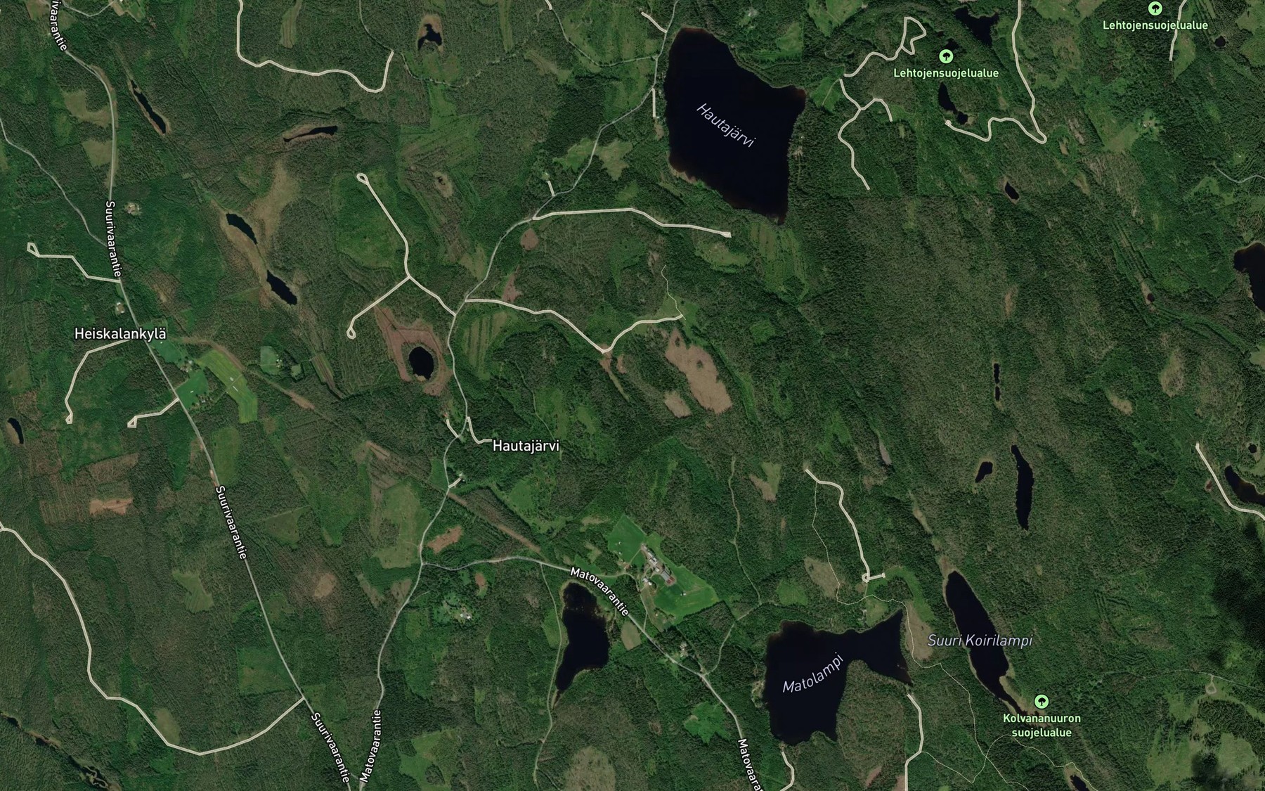 Satellite map of the Sammakkouuro