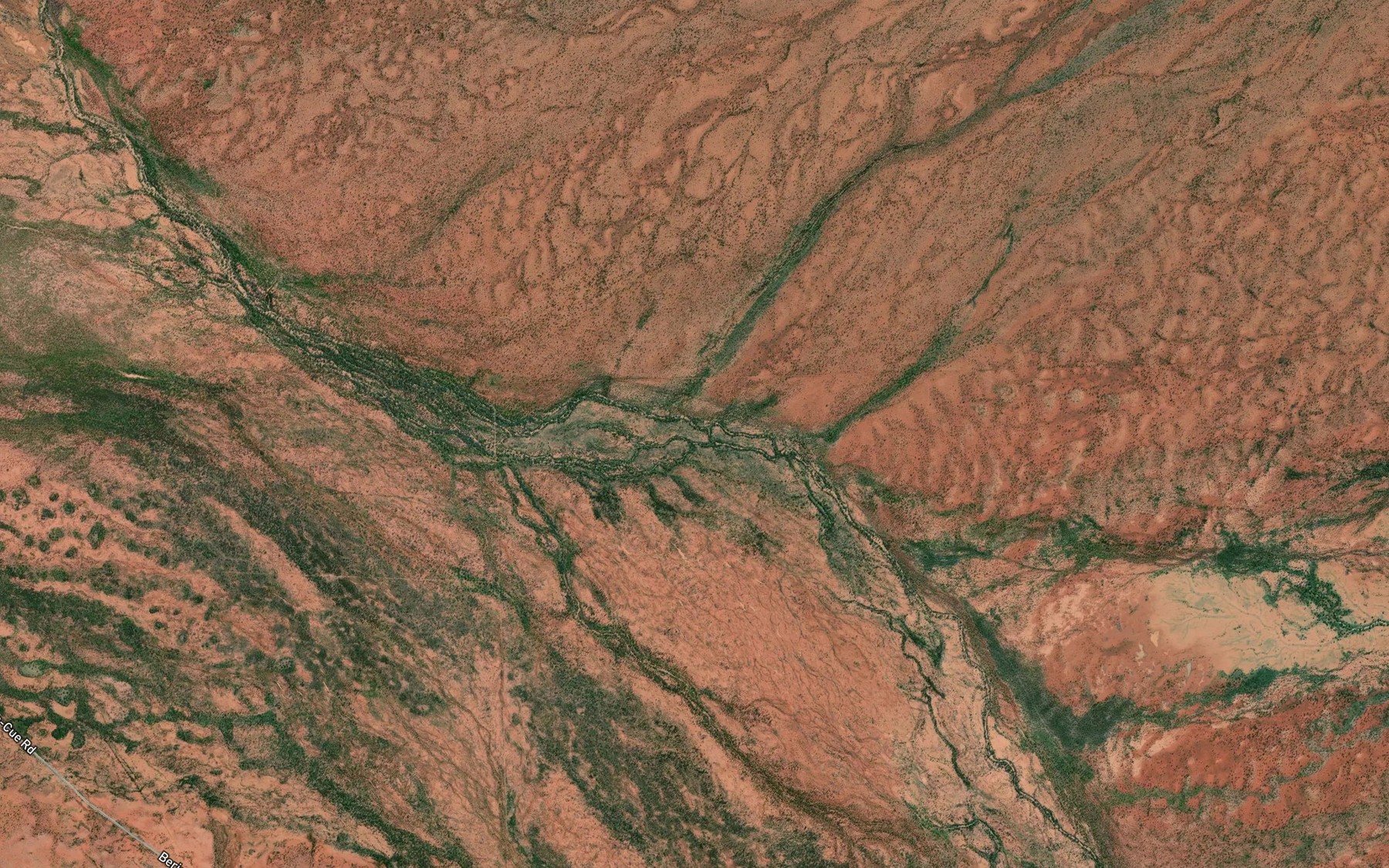 Satellite map of the Pindabarn Creek