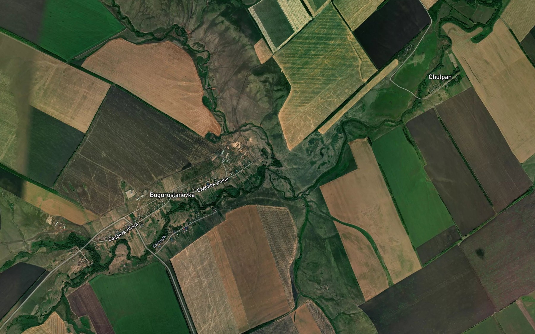Satellite map of the Chuban'
