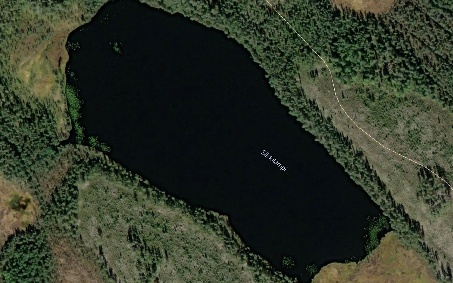 Satellite map of the Sarkilampi