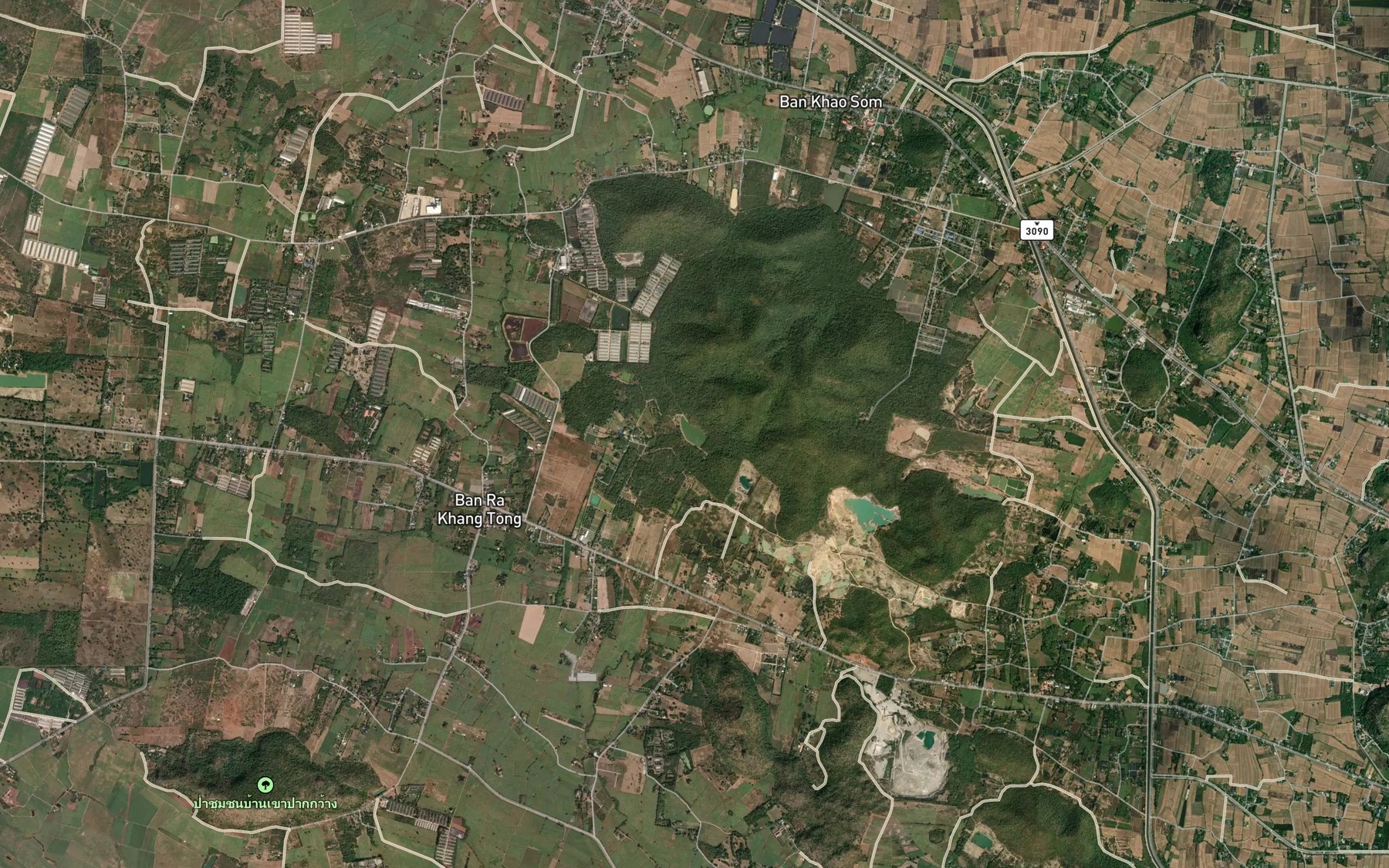 Satellite map of the Ang Kep Nam Khao Khiao