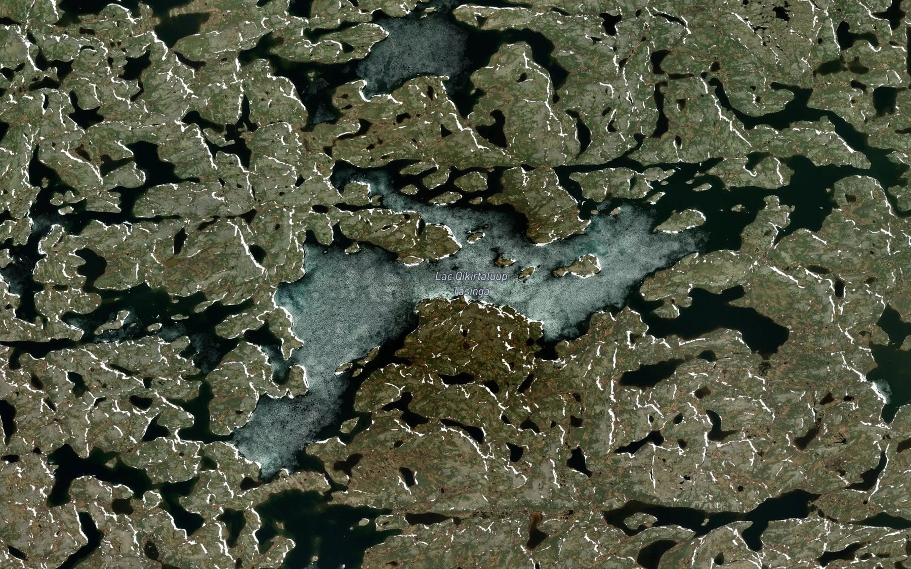 Satellite map of the Lac Qikirtaluup Tasinga