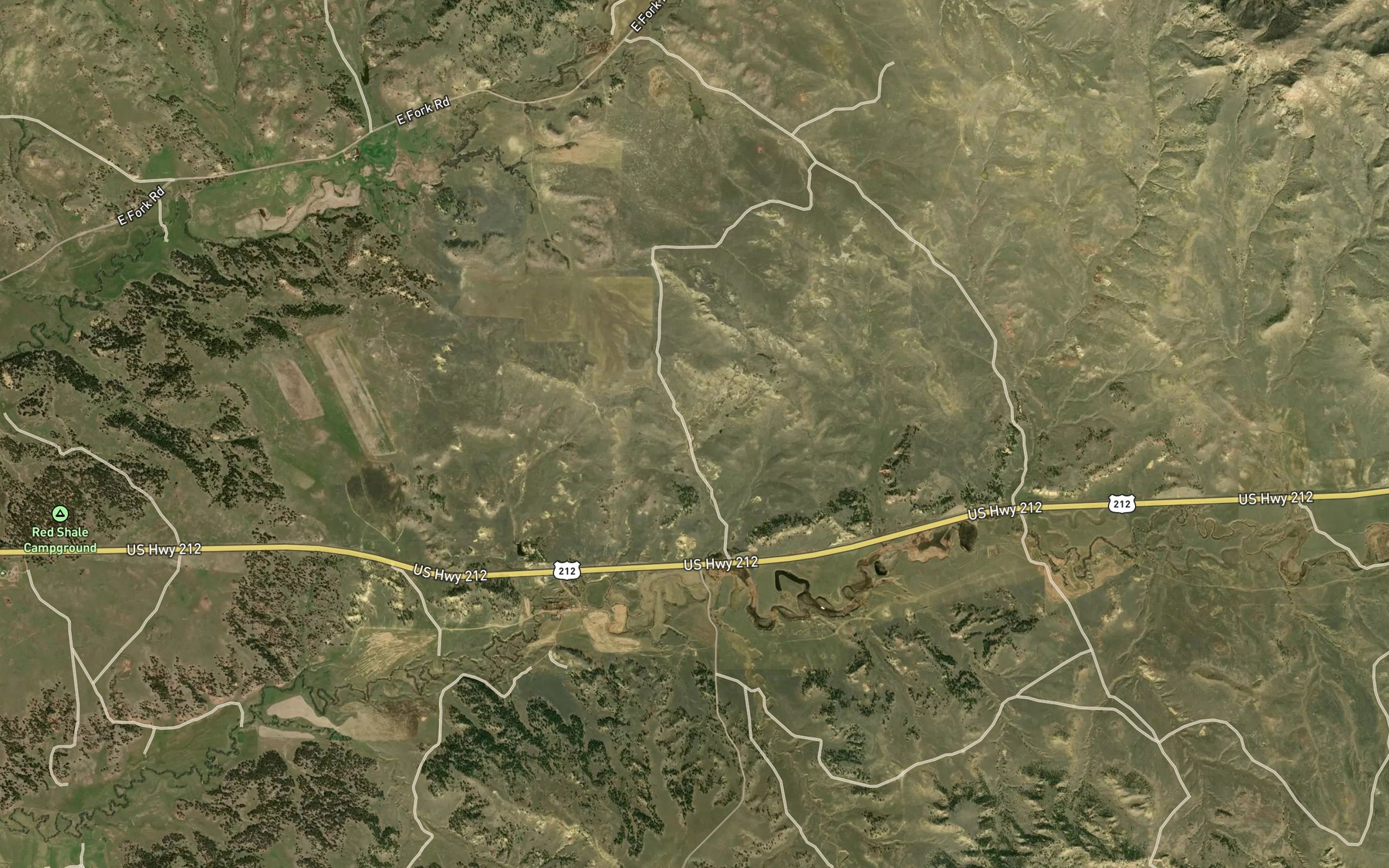 Satellite map of the 03S46E18BDAC01 Spring