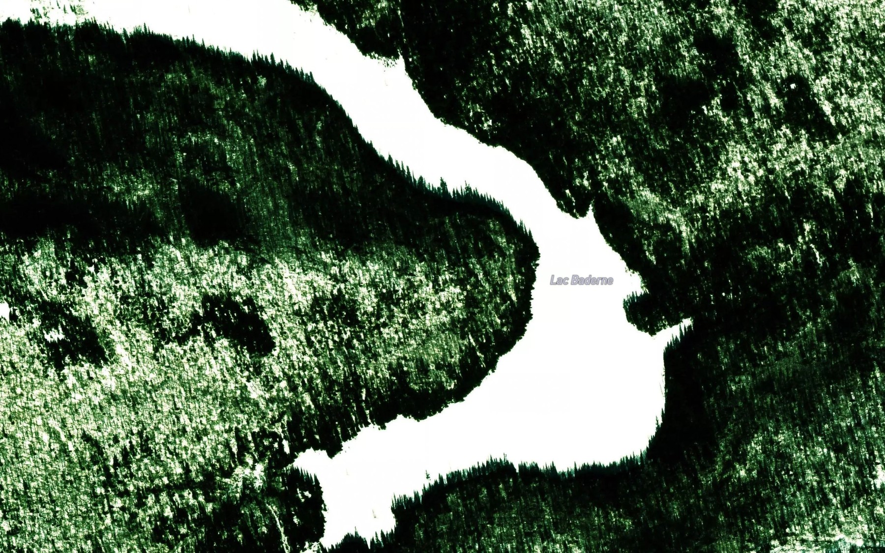 Satellite map of the Lac Baderne