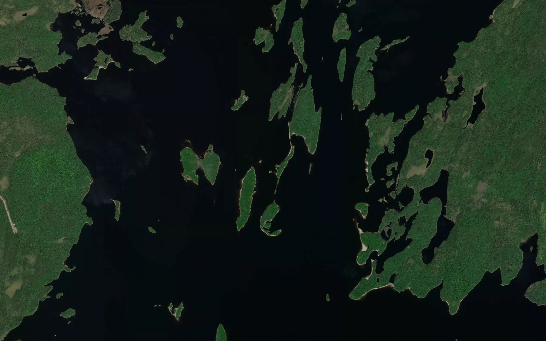 Satellite map of the Baie Saraana