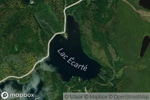 Satellite map of the Lac Ecarte
