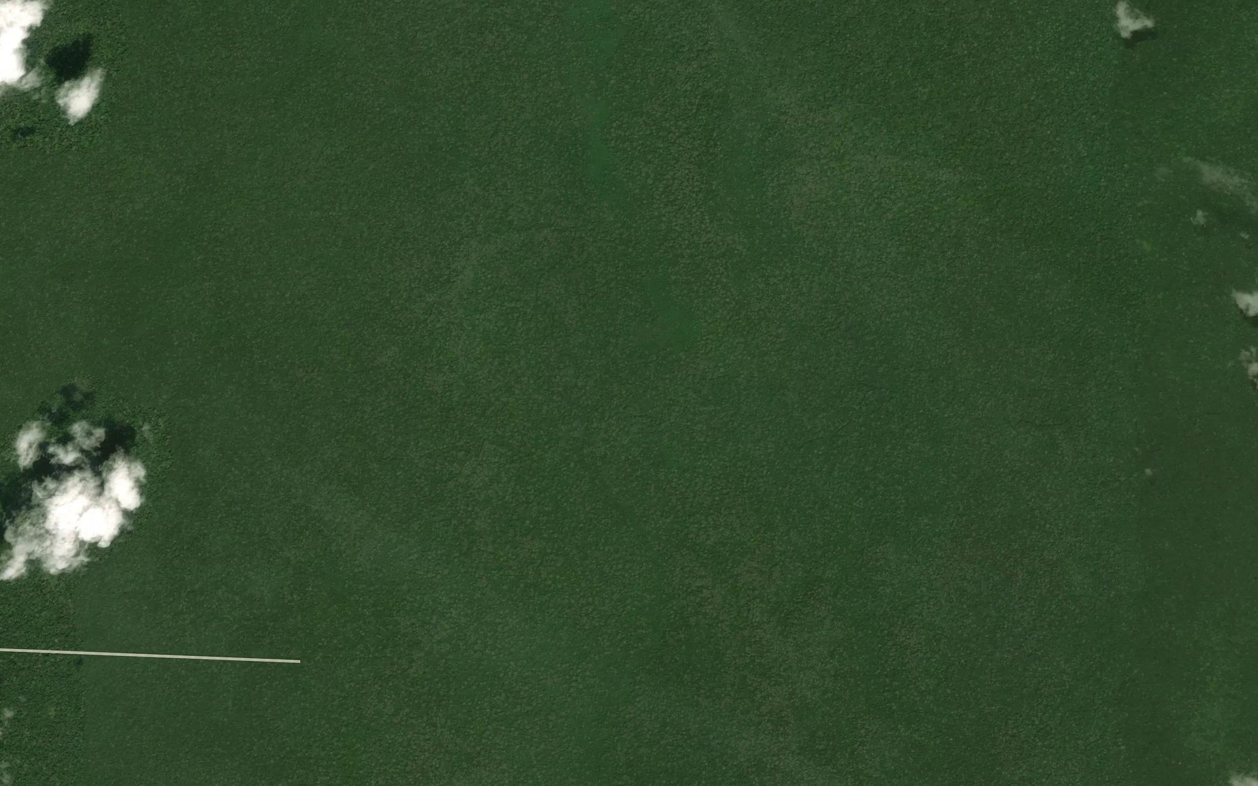 Satellite map of the Ebolo