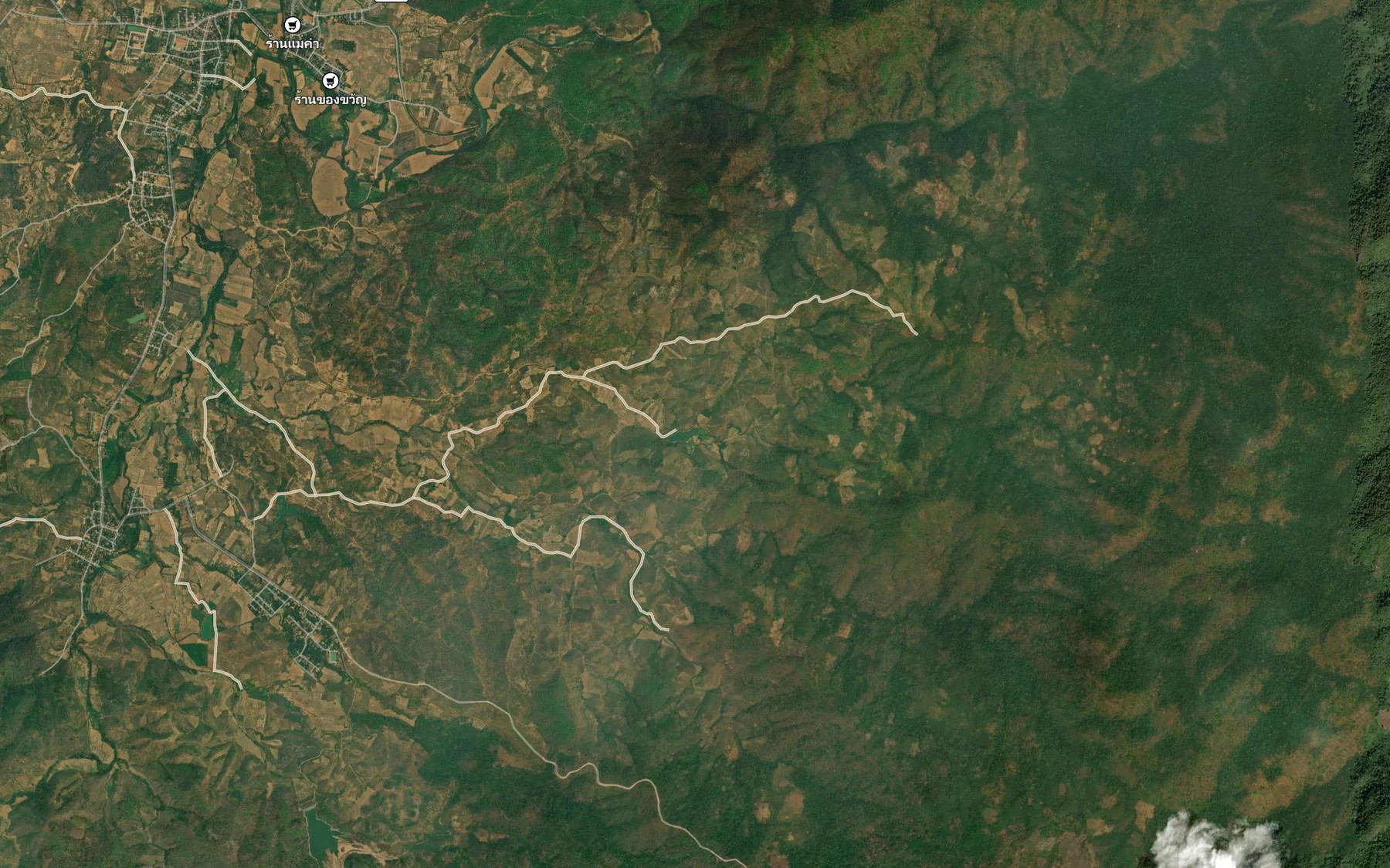 Satellite map of the Ang Kep Nam Huai Kho
