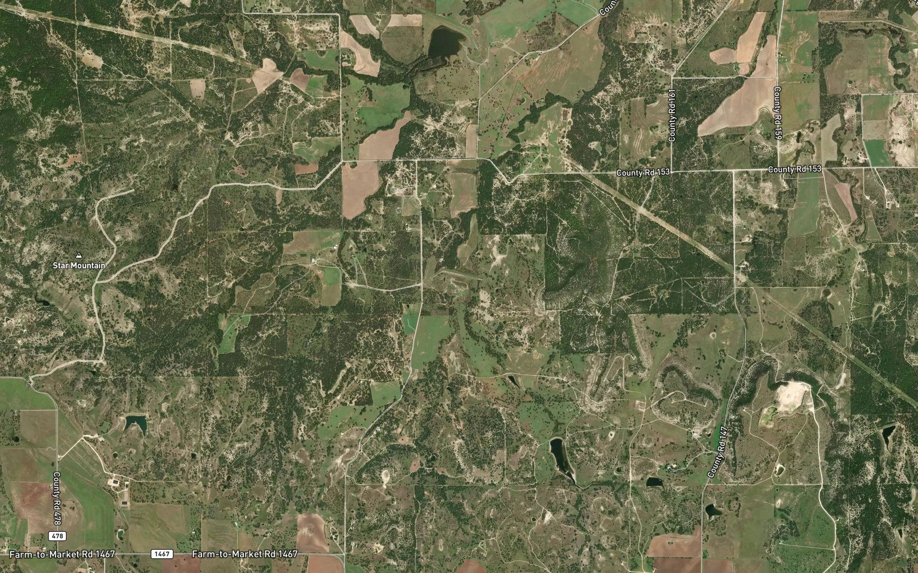 Satellite map of the Soil Conservation Service Site 11 Reservoir