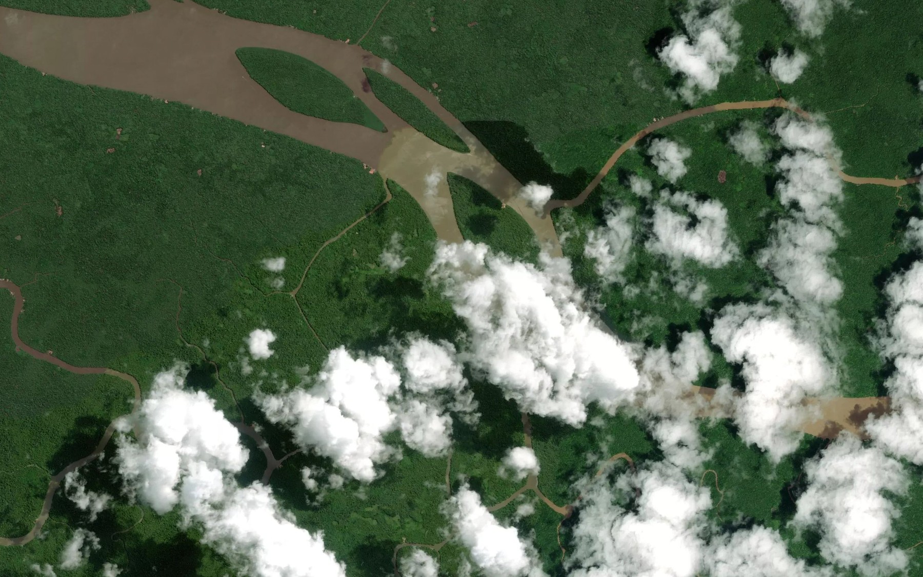 Satellite map of the Igarape Bexiga