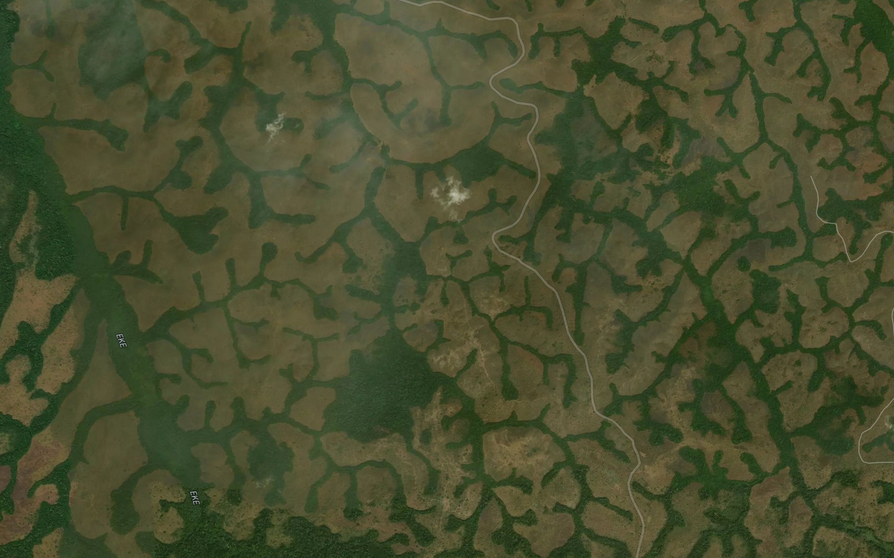 Satellite map of the Wase