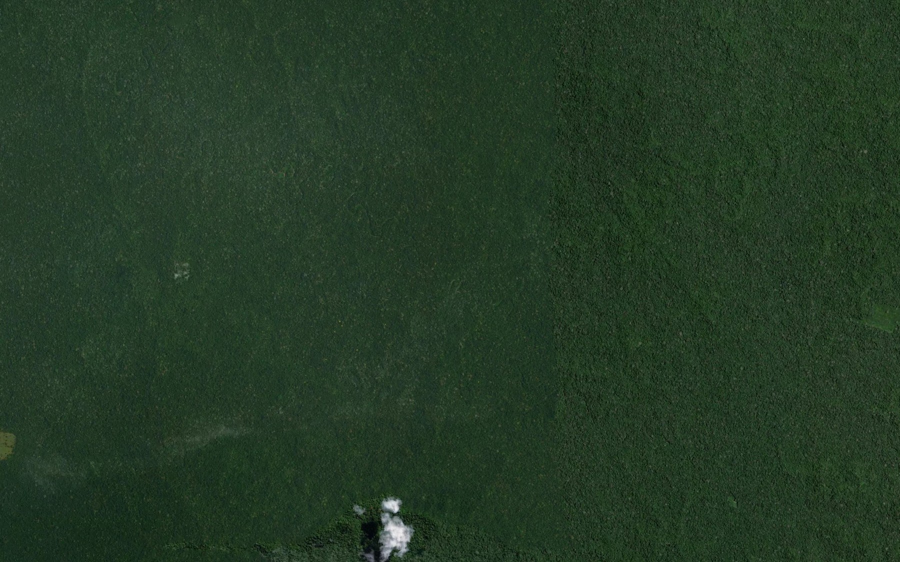 Satellite map of the Quebrada Shambuyacu