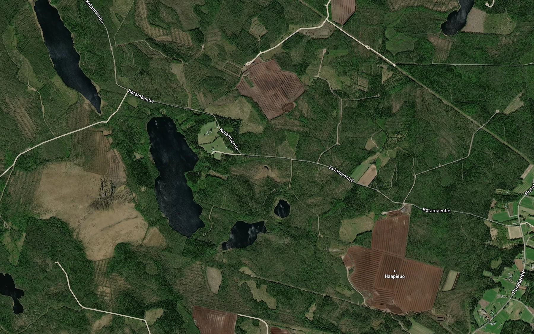 Satellite map of the Paskolampi