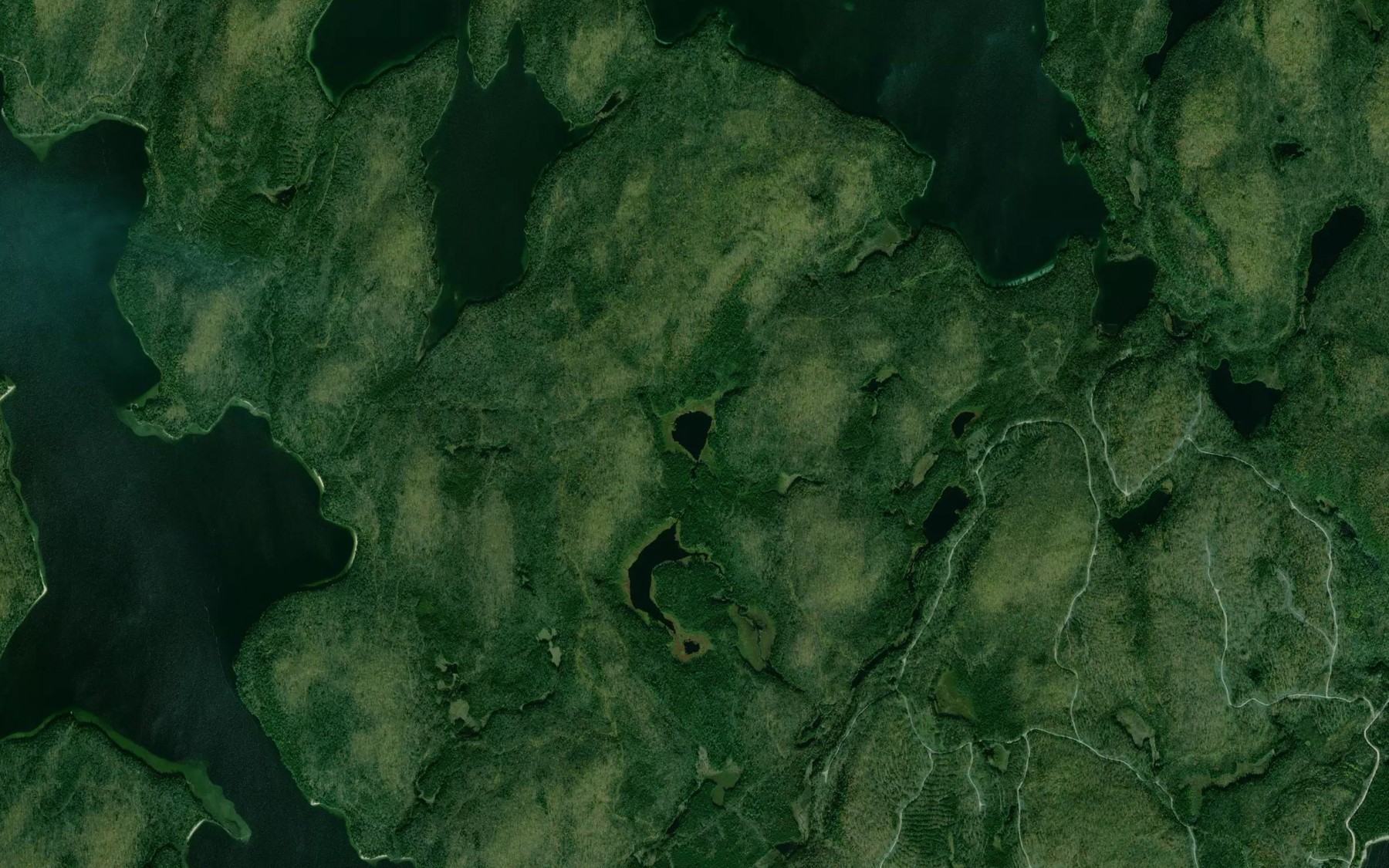 Satellite map of the Lac Appat