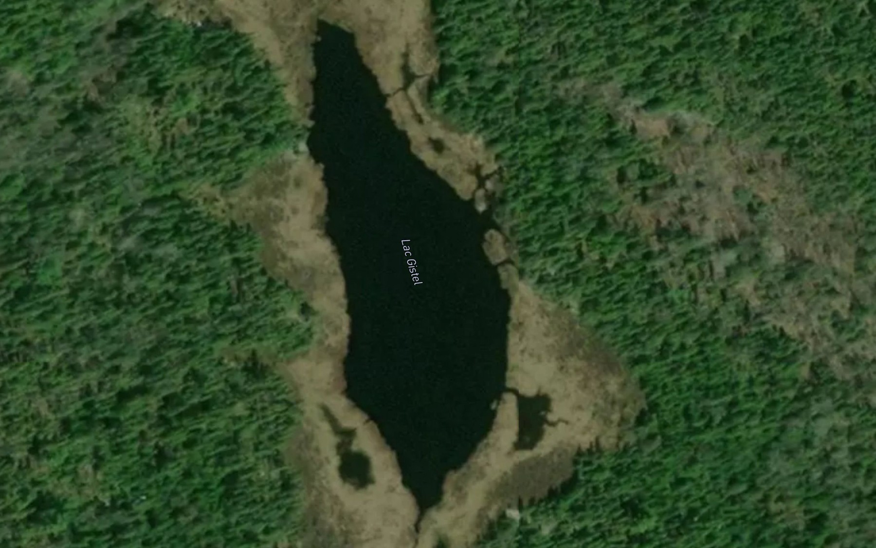 Satellite map of the Lac Gistel