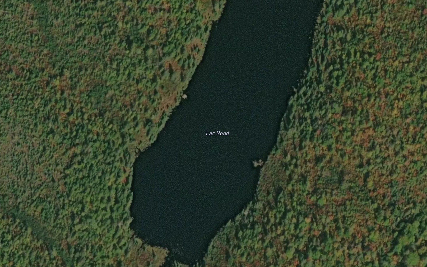 Satellite map of the Lac Rond