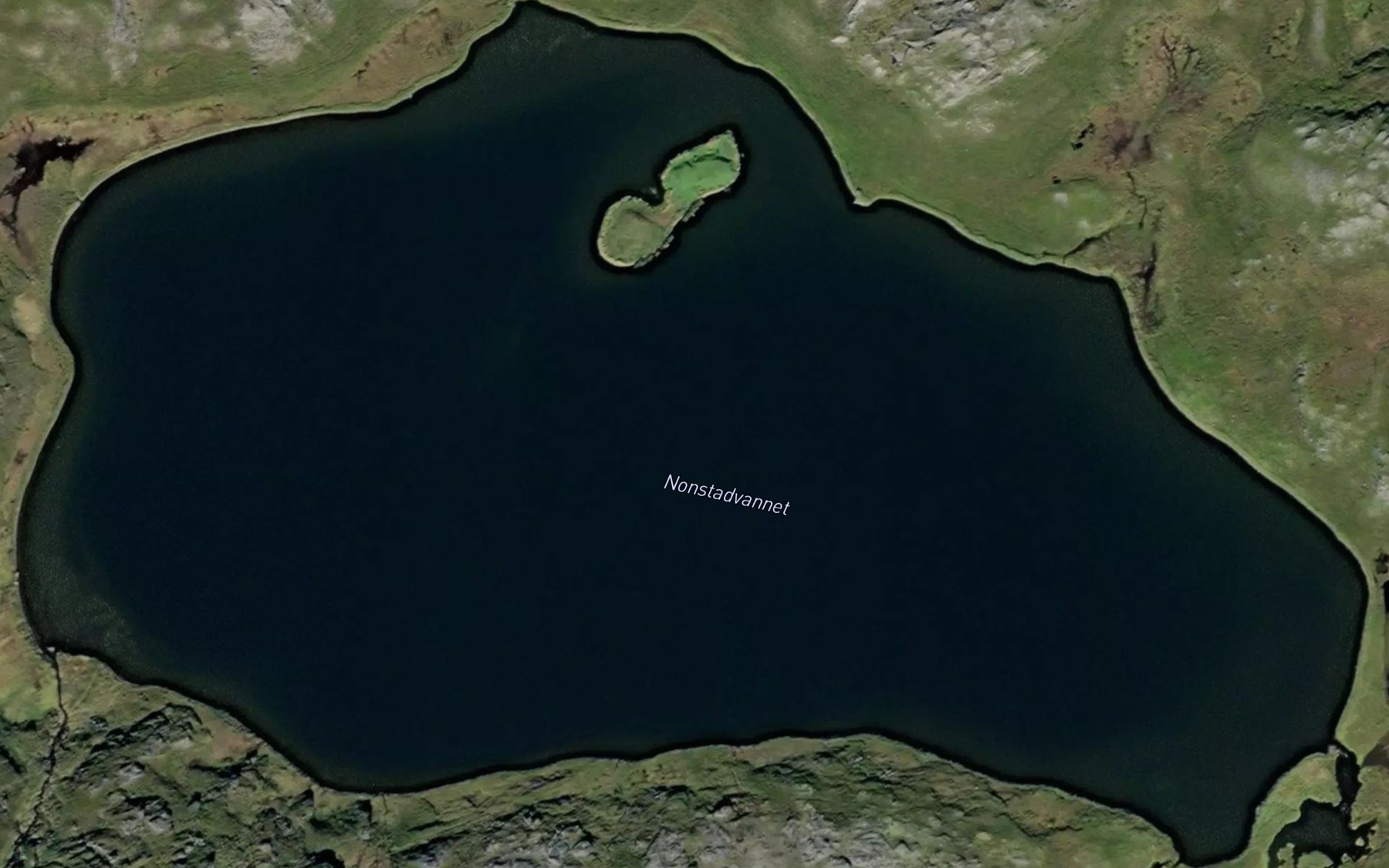 Satellite map of the Nonstadvannet