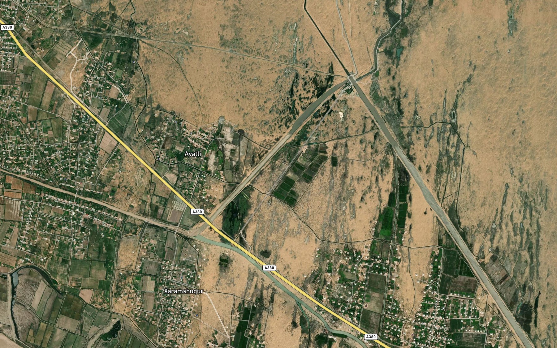 Satellite map of the Ozero Shor-Kul'