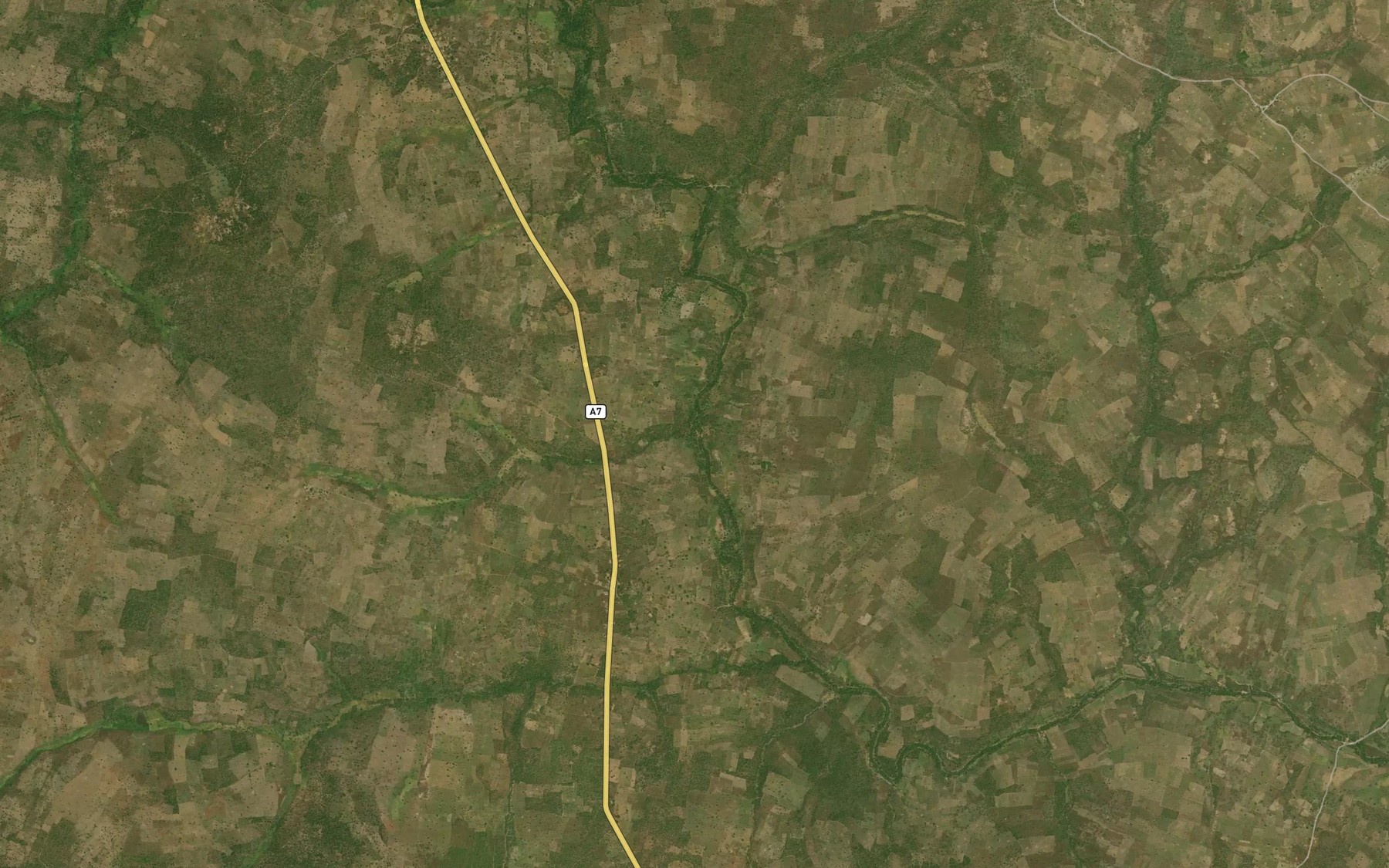 Satellite map of the River Momore