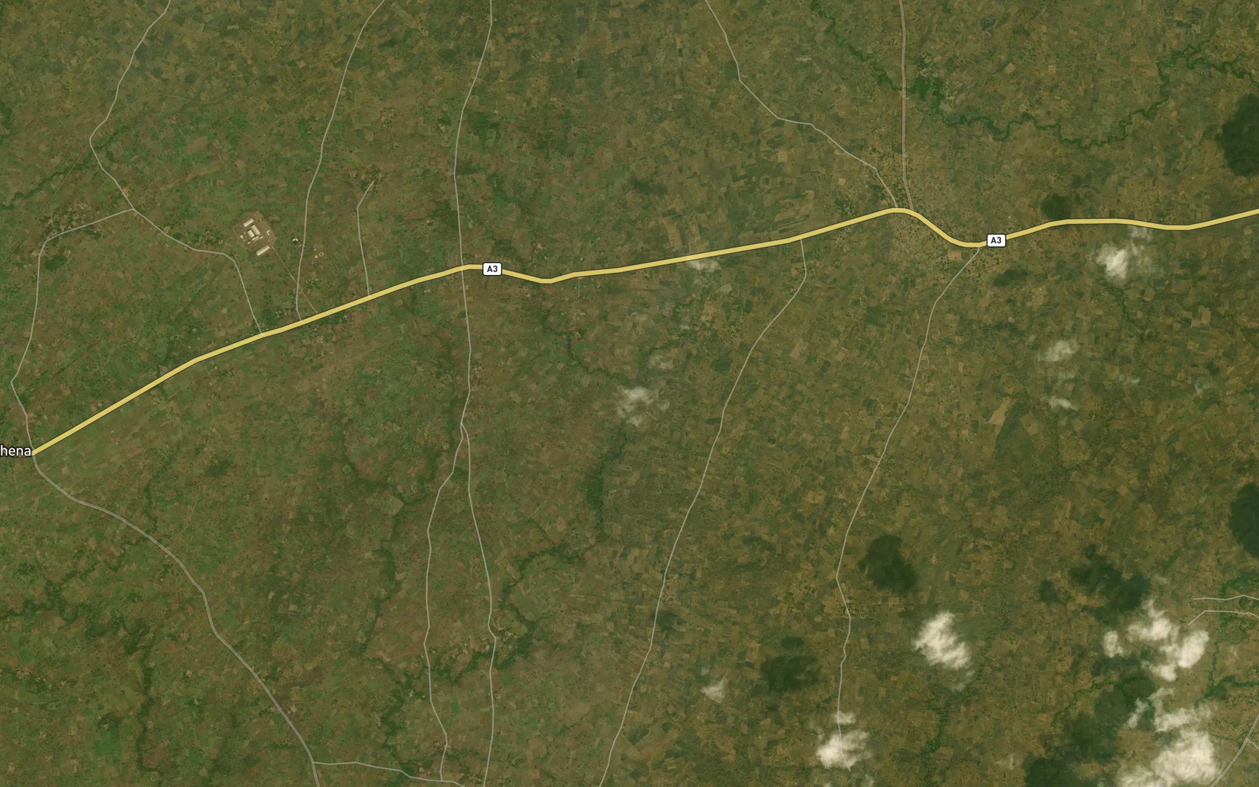 Satellite map of the Unywo
