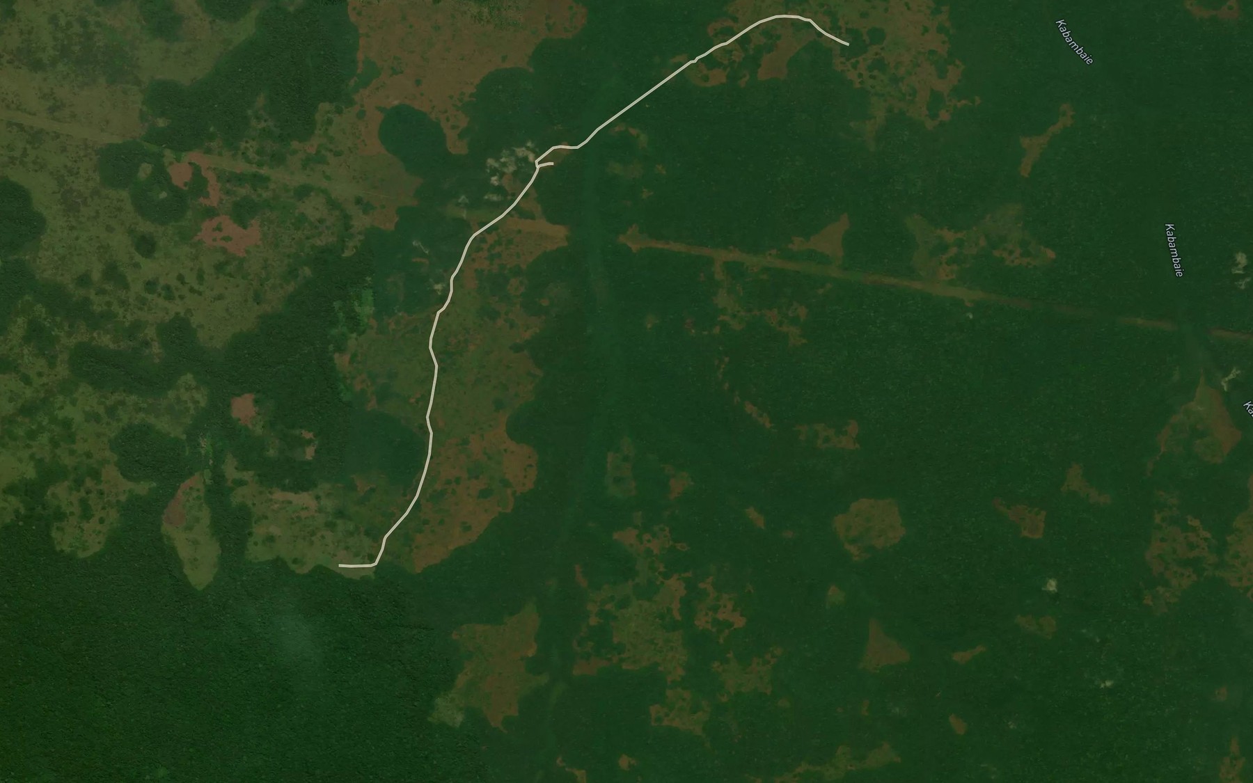 Satellite map of the Kamubila
