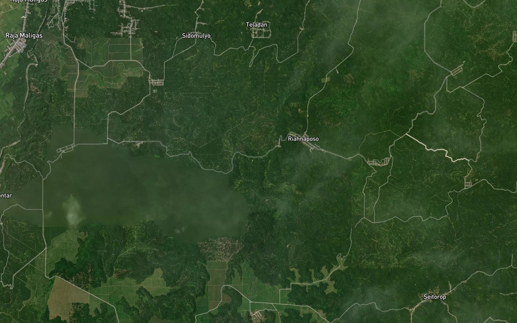 Satellite map of the Bah Sibamban