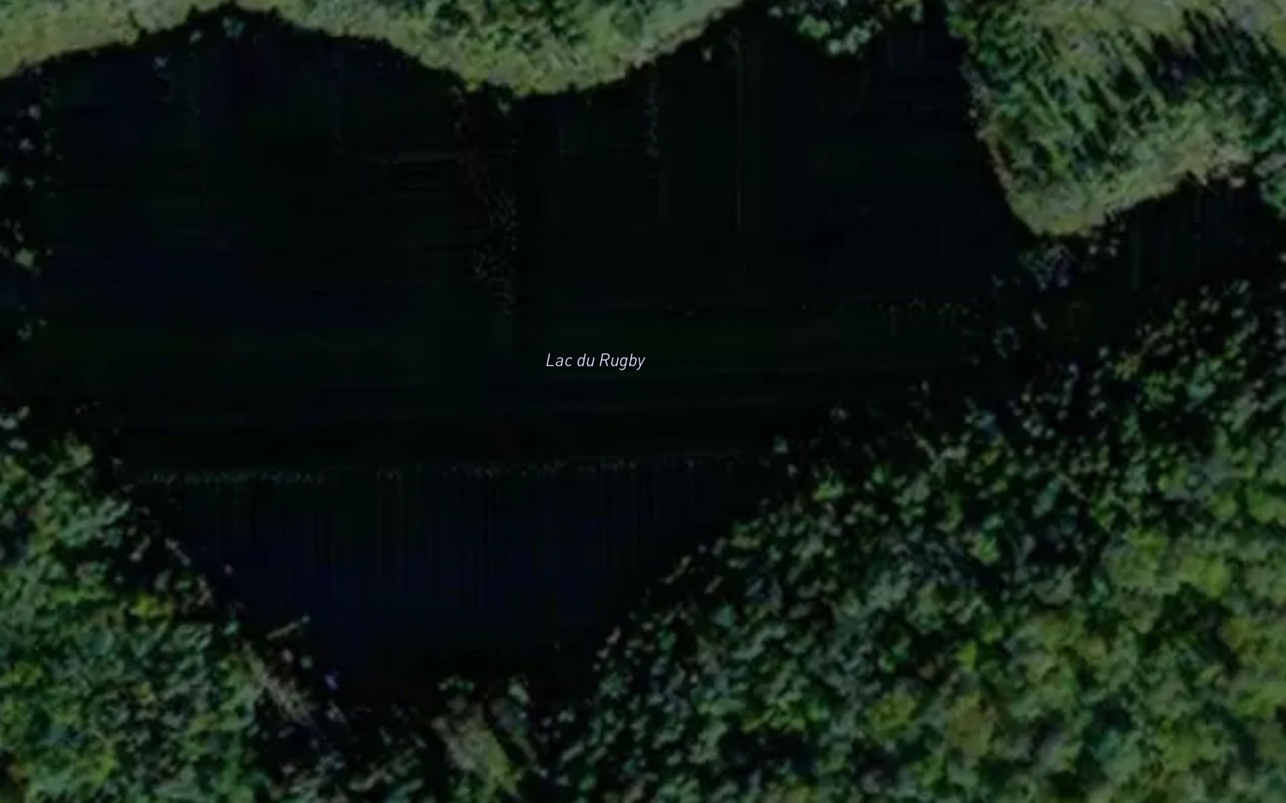 Satellite map of the Lac du Rugby