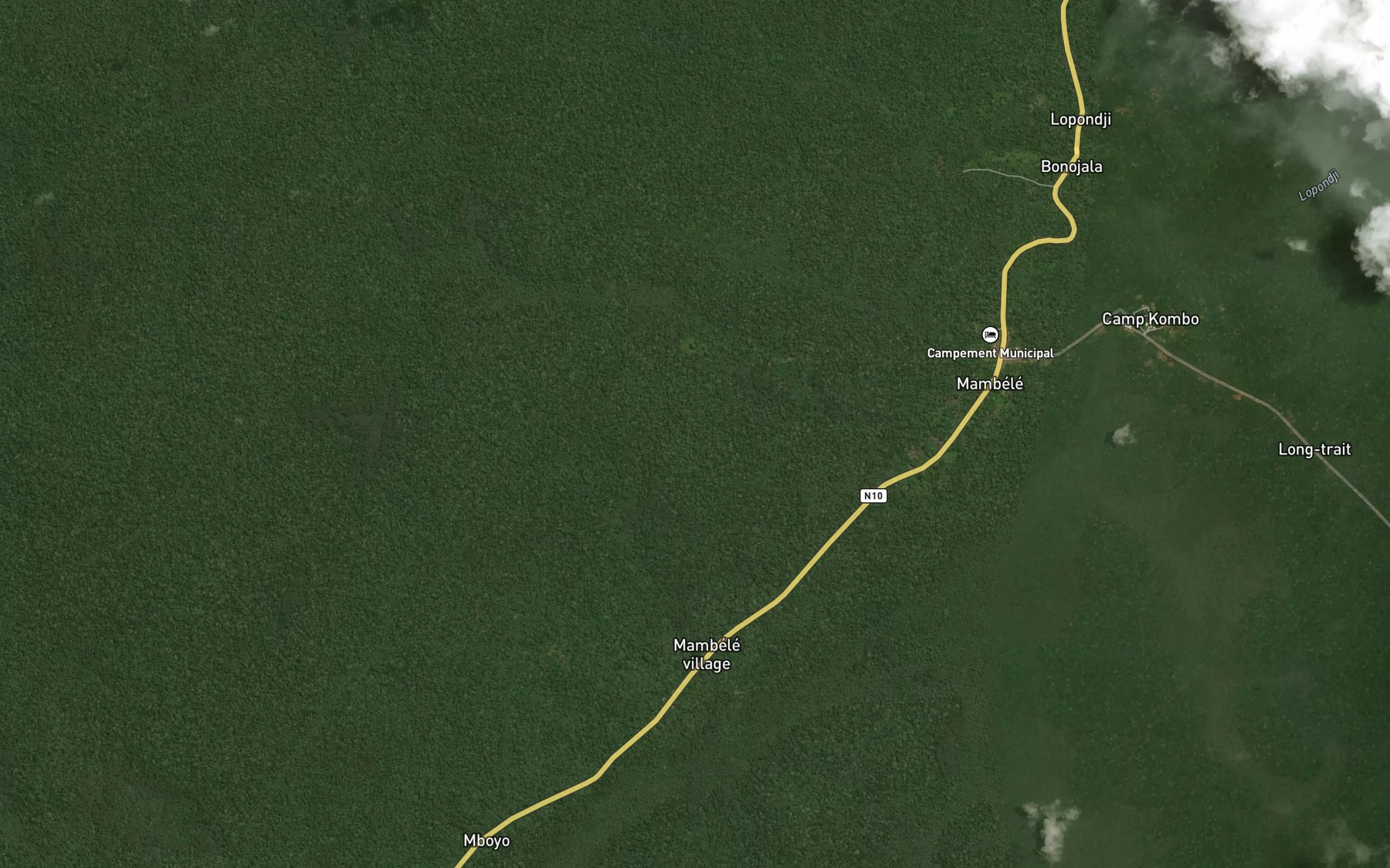 Satellite map of the Moleso