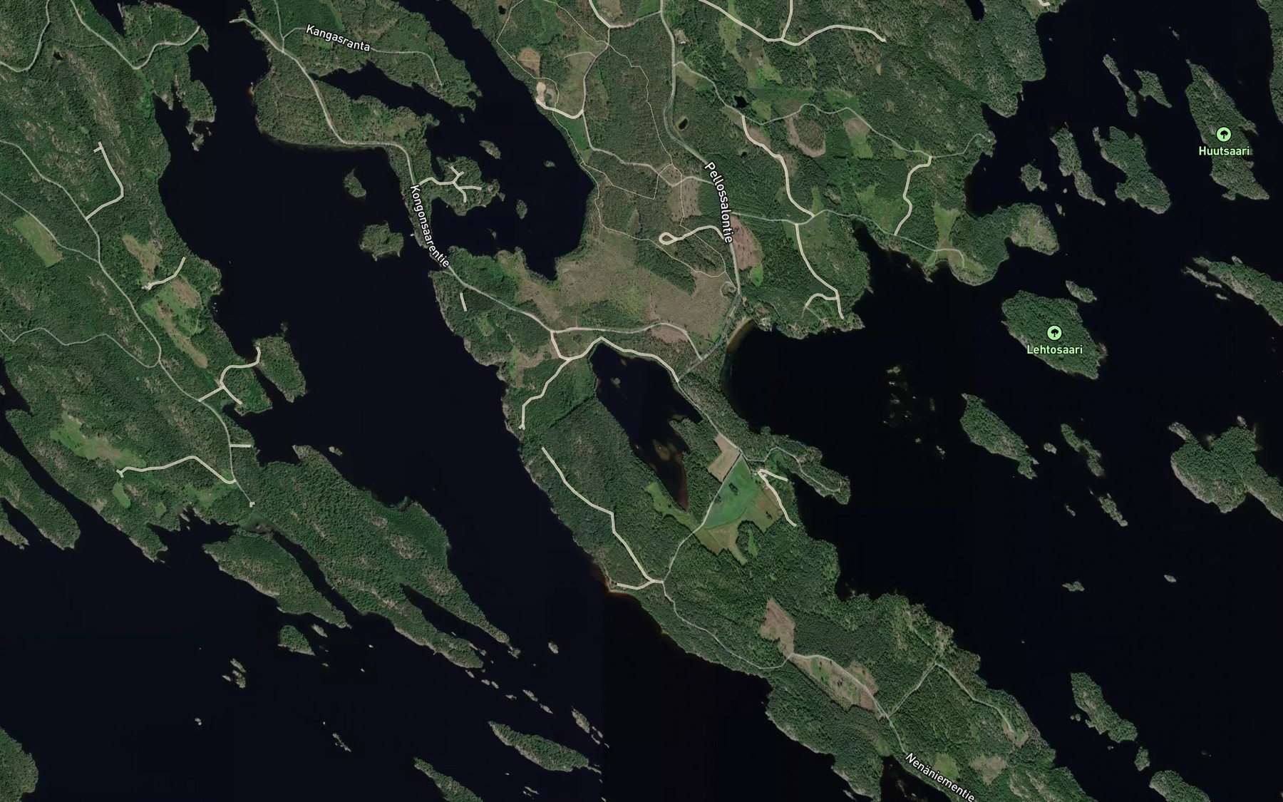 Satellite map of the Valkiajarvi