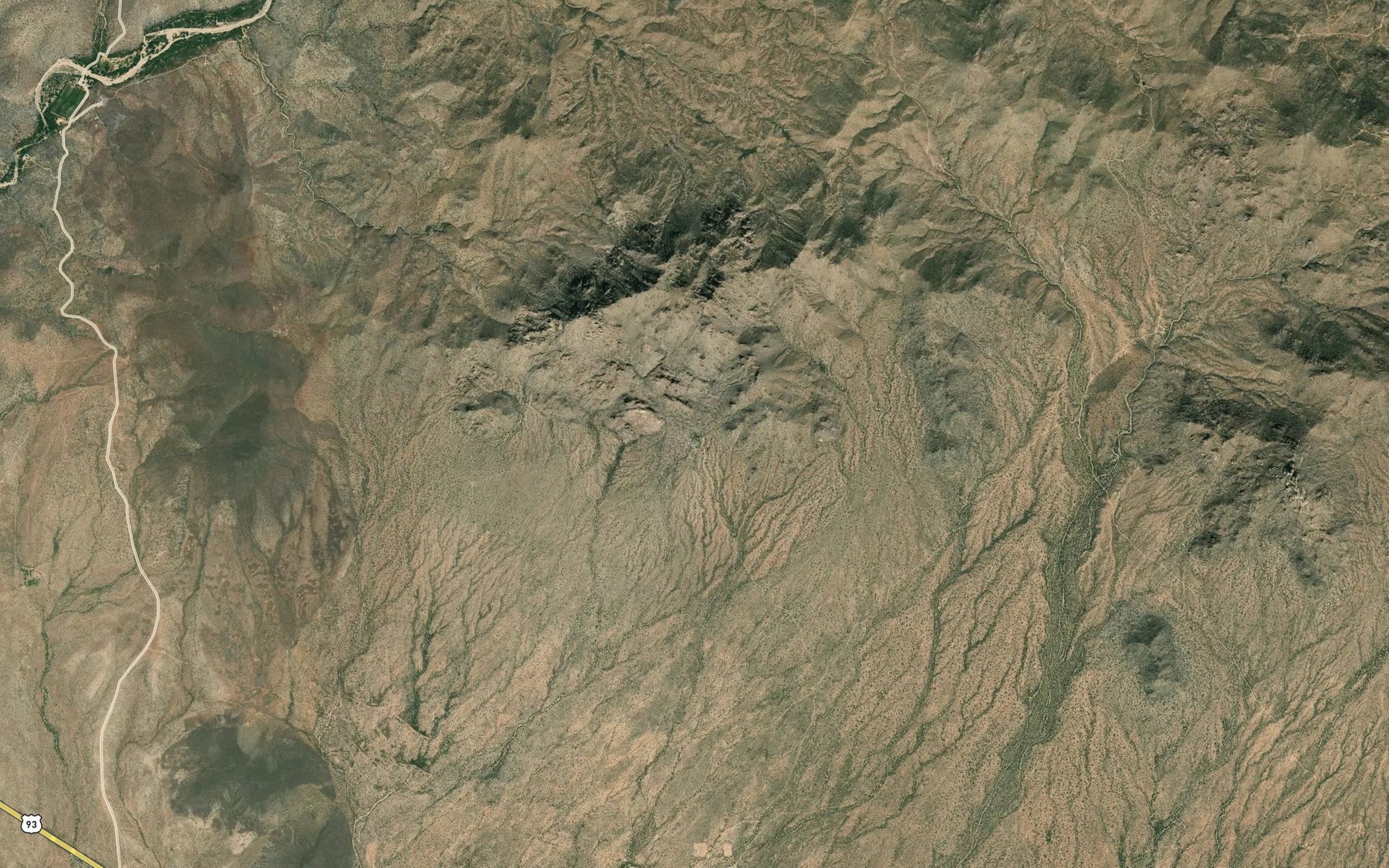 Satellite map of the Longort Spring