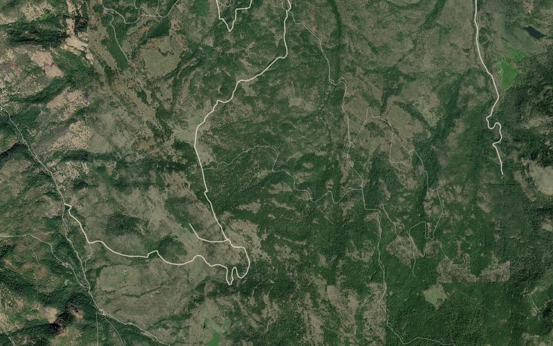 Satellite map of the Red Fir Spring