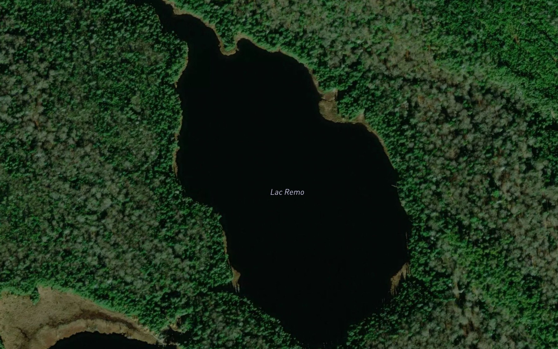 Satellite map of the Lac Remo