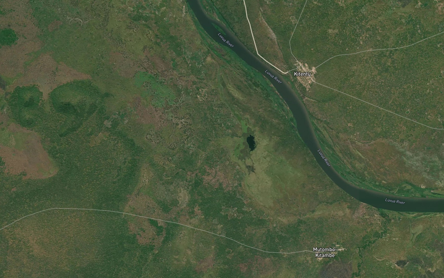 Satellite map of the Miaba