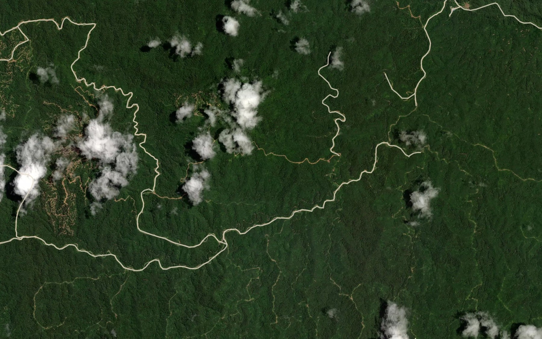 Satellite map of the Sungai Bambang