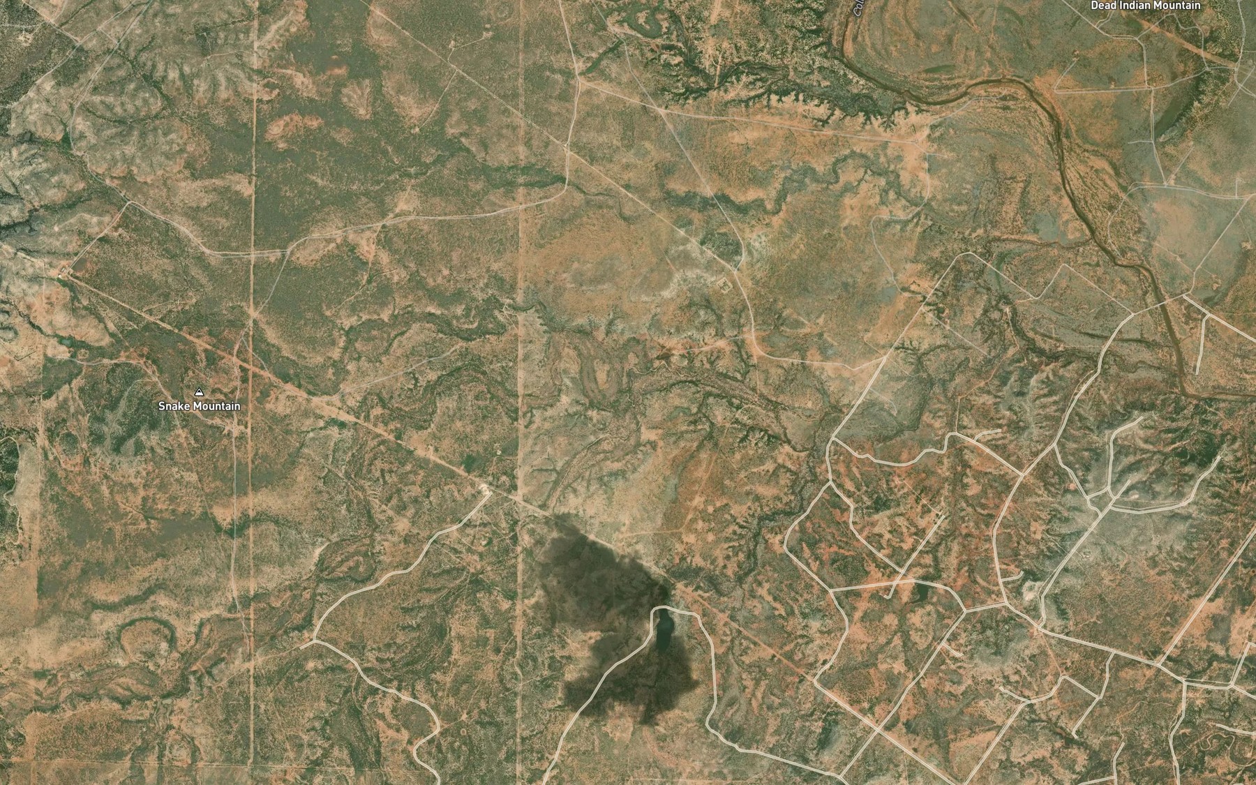 Satellite map of the North Gasconades Creek