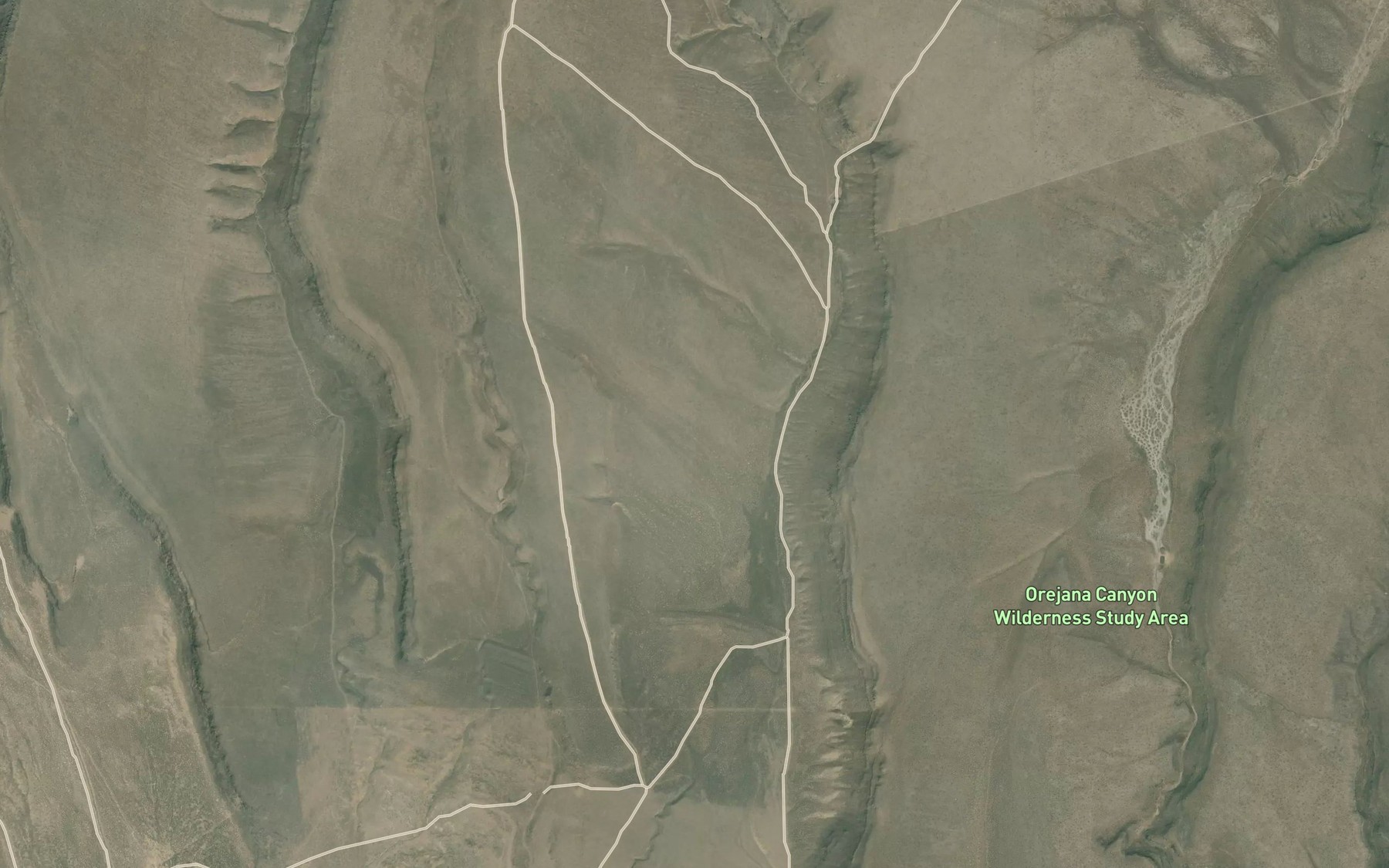 Satellite map of the North Desert Waterhole Number Thirty-Two